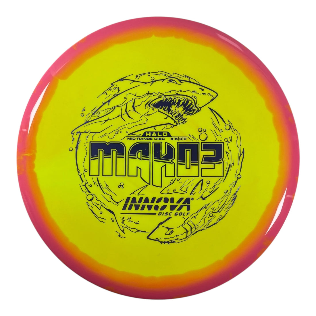 Innova Champion Discs Mako3 | Halo Star | Yellow/Pink/Purple 174g Disc Golf