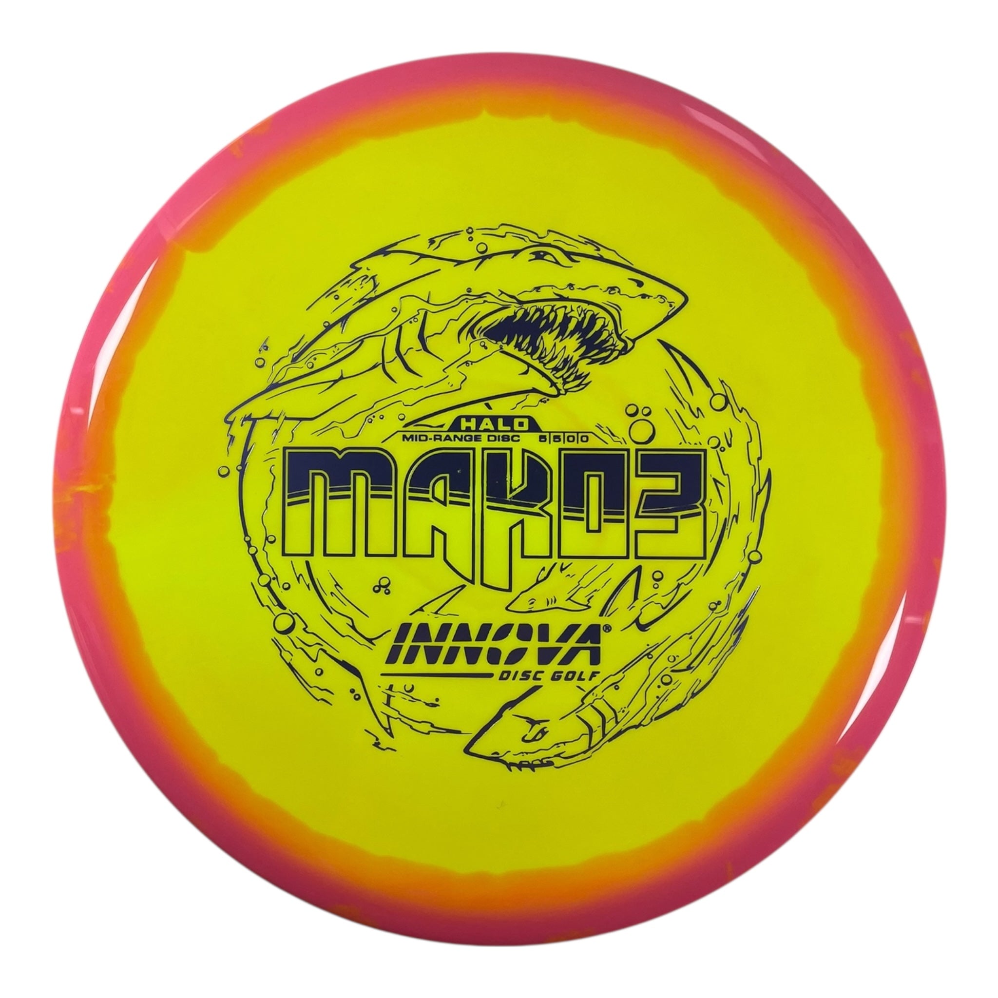 Innova Champion Discs Mako3 | Halo Star | Yellow/Pink/Purple 174g Disc Golf