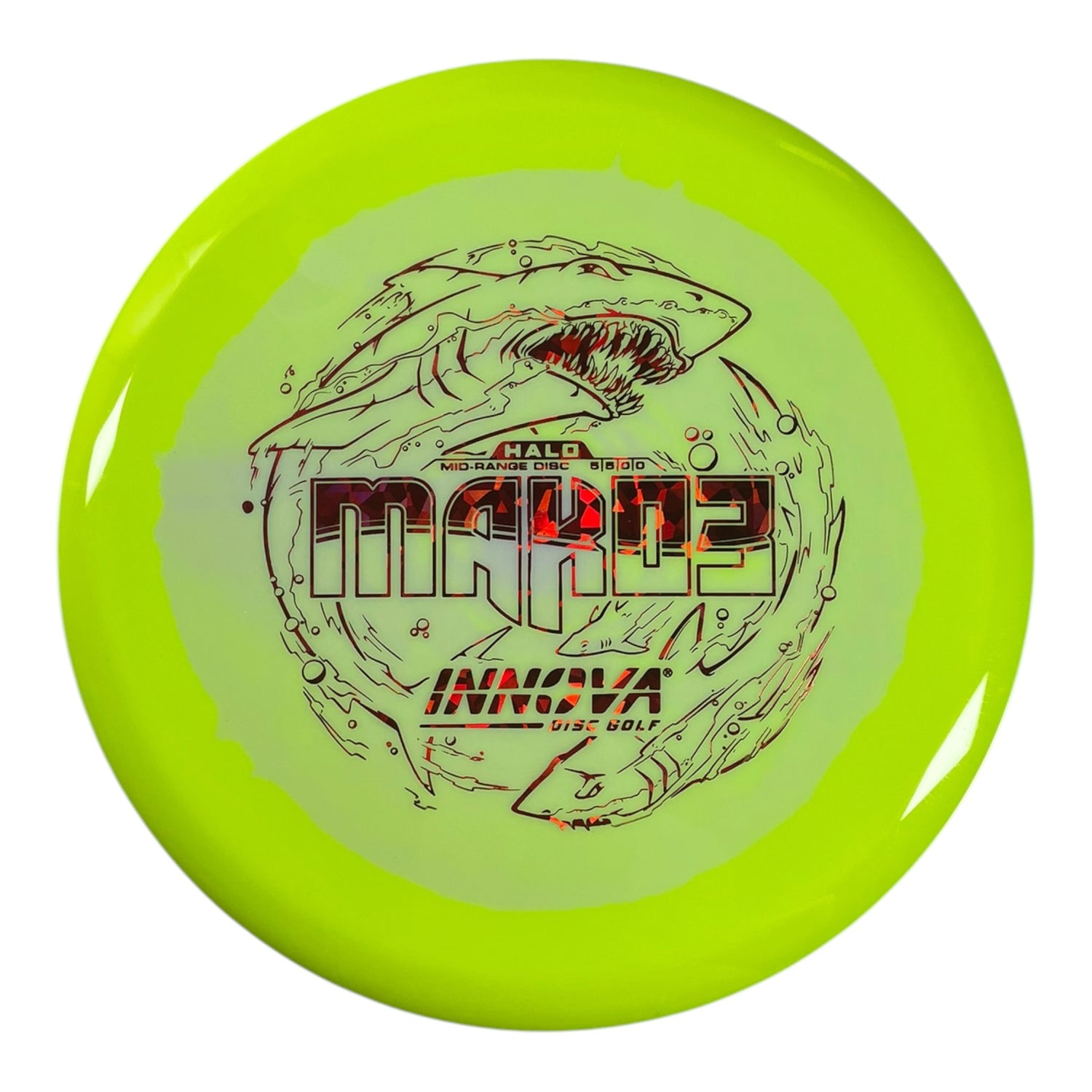 Innova Champion Discs Mako3 | Halo Star | Yellow/Red 159g Disc Golf