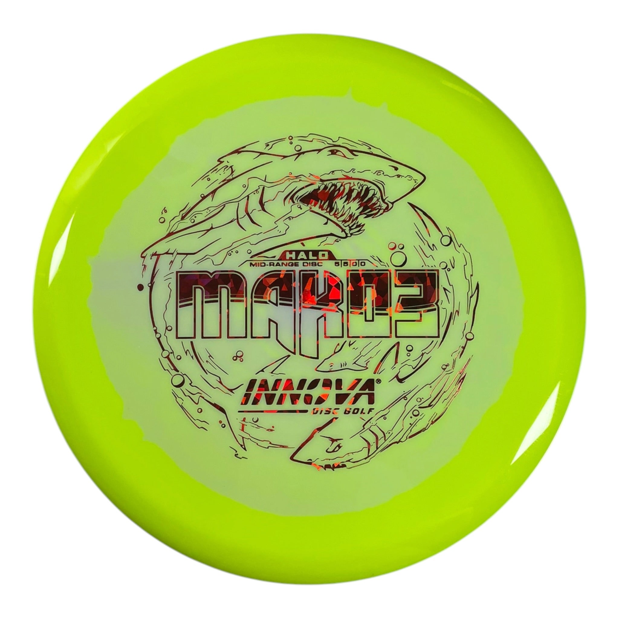 Innova Champion Discs Mako3 | Halo Star | Yellow/Red 159g Disc Golf