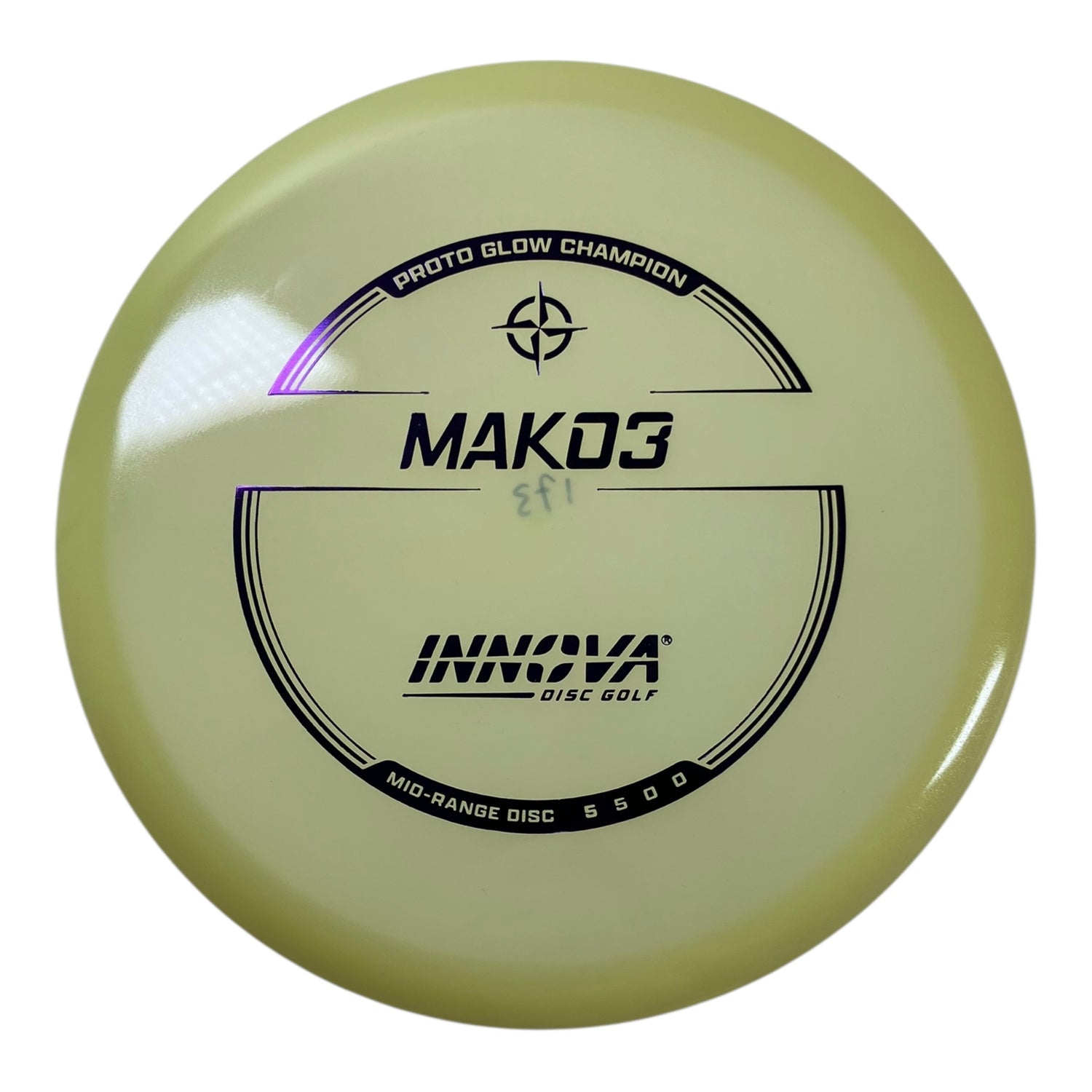 Innova Champion Discs Mako3 | Proto Glow Champion | Glow/Purple 173g Disc Golf