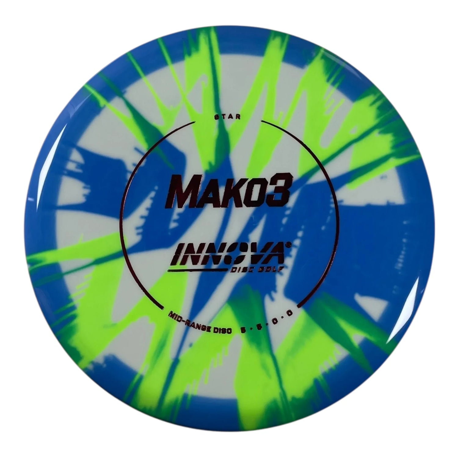 Innova Champion Discs Mako3 | Star I-Dye | Blue/Red 180g Disc Golf