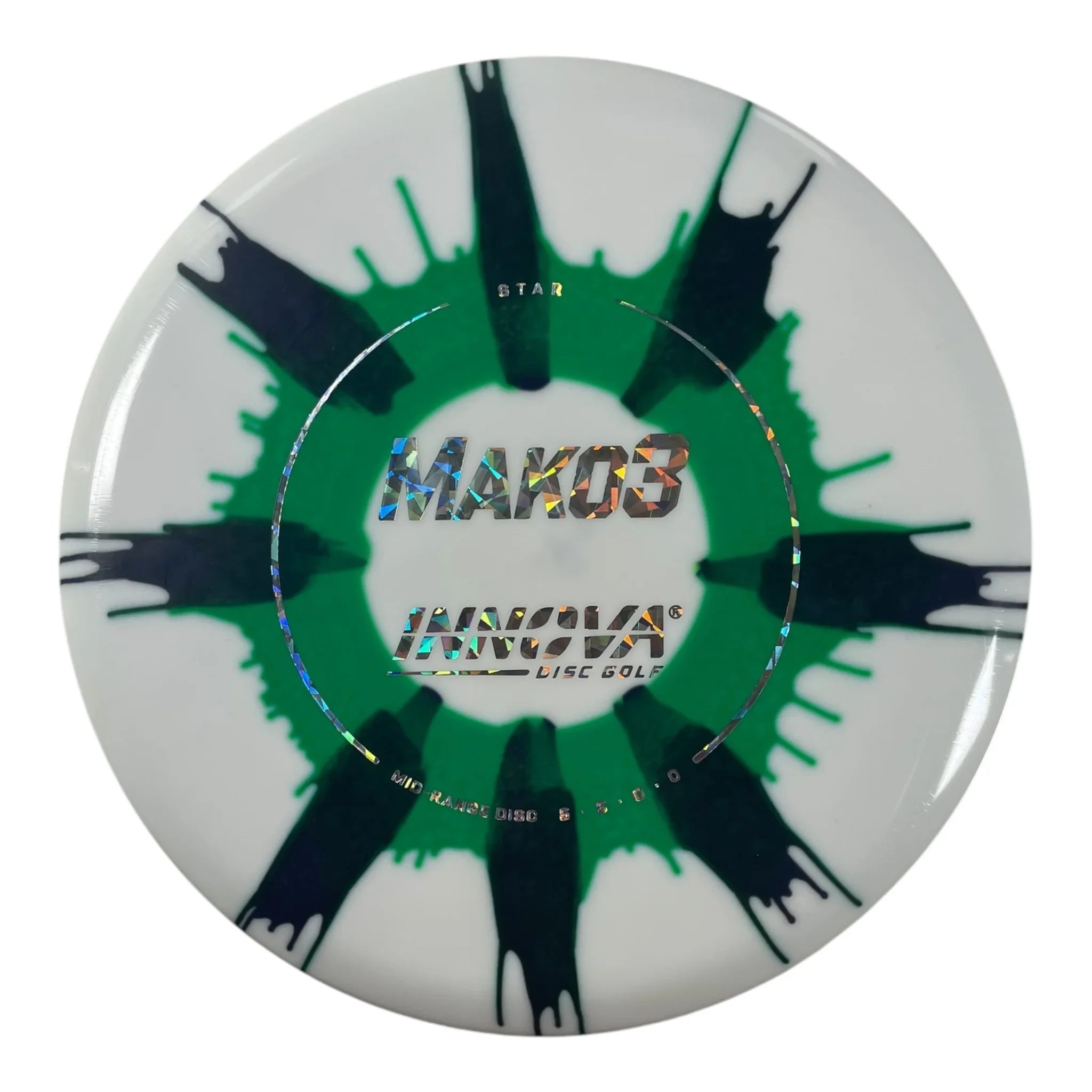 Innova Champion Discs Mako3 | Star I-Dye | Green/Holo 180g Disc Golf