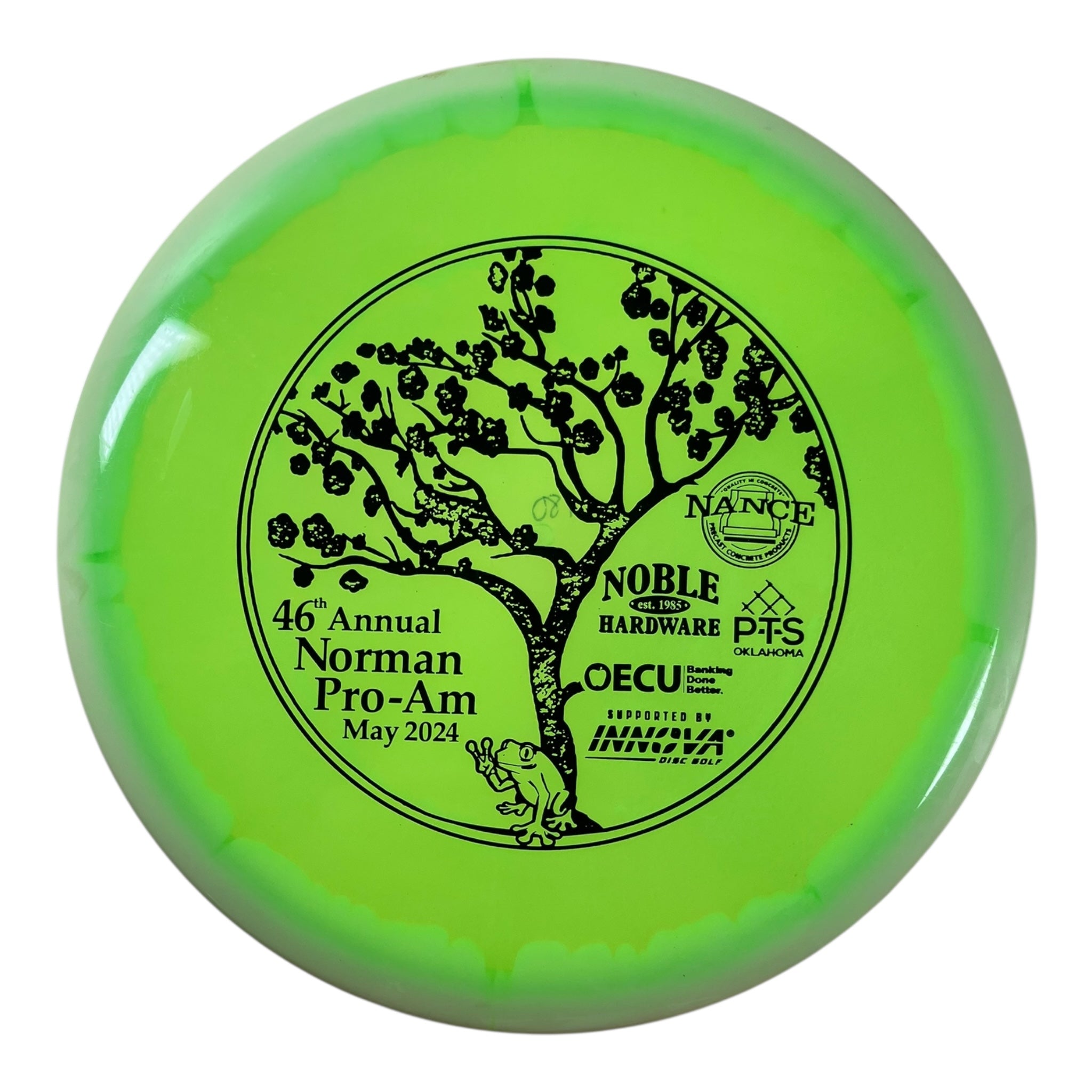 Innova Champion Discs Mako3 - Used Like New | Halo Champion | Green/Black 180g (Norman Pro-AM 24) Disc Golf