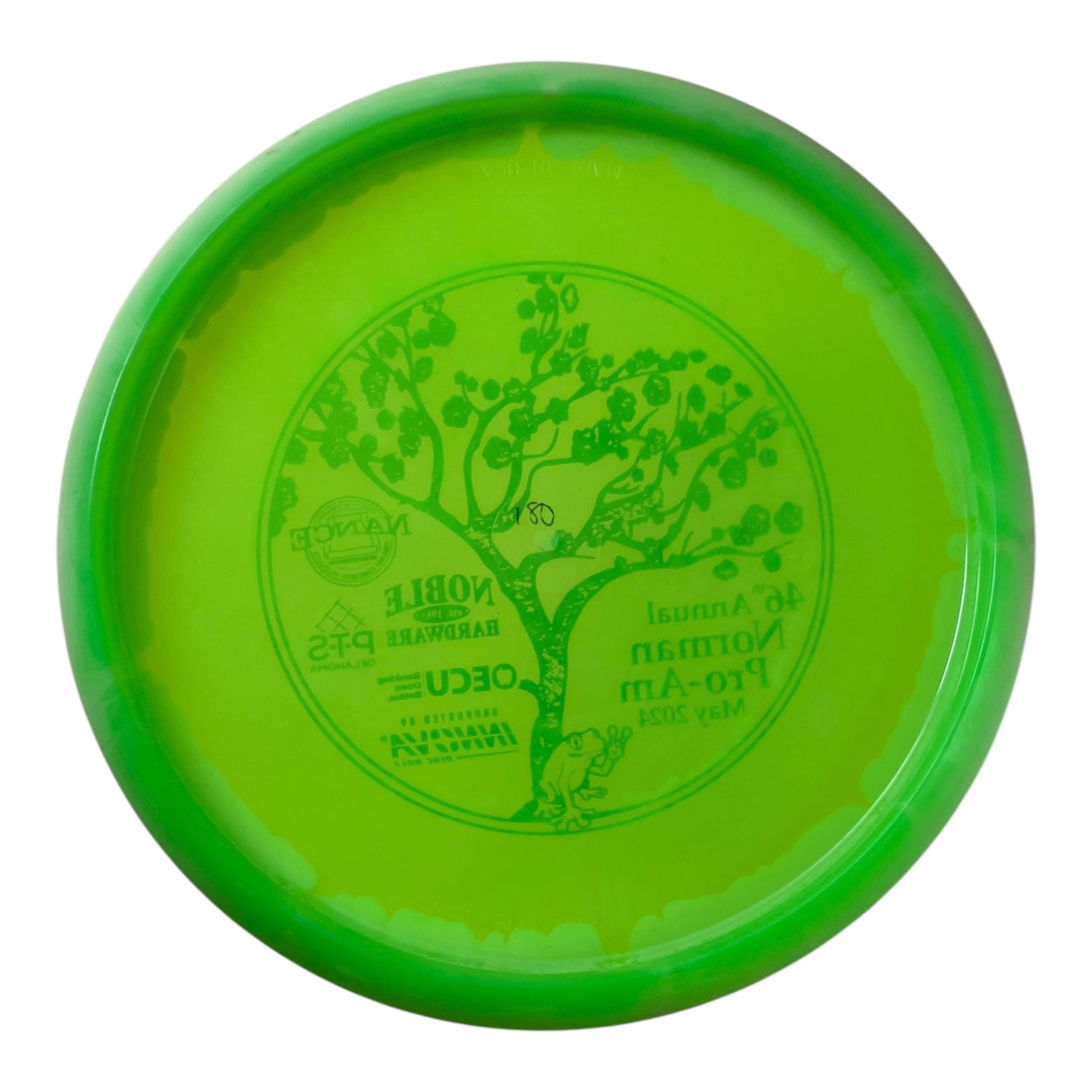 Innova Champion Discs Mako3 - Used Like New | Halo Champion | Green/Black 180g (Norman Pro-AM 24) Disc Golf