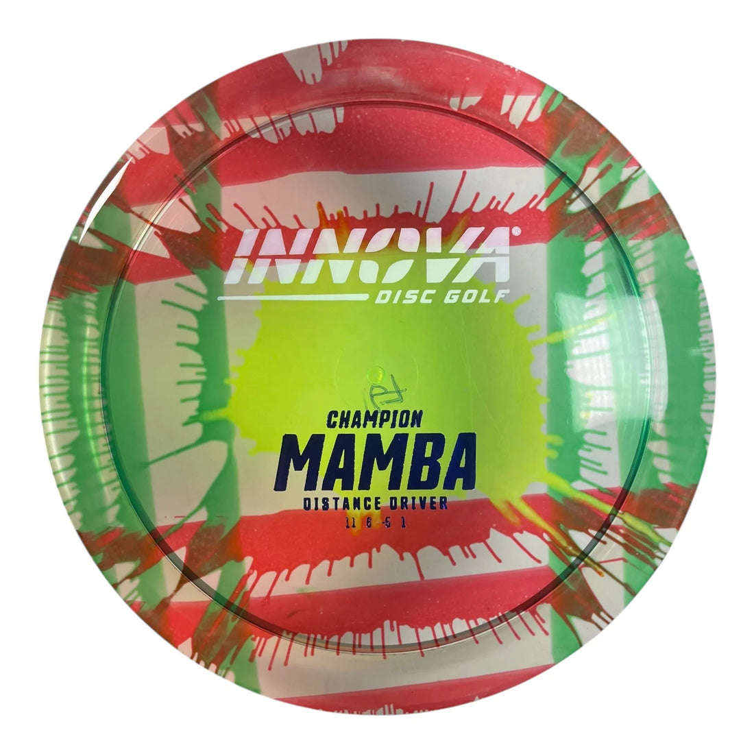 Innova Champion Discs Mamba | Champion I-Dye | Green/Blue/White 167g Disc Golf
