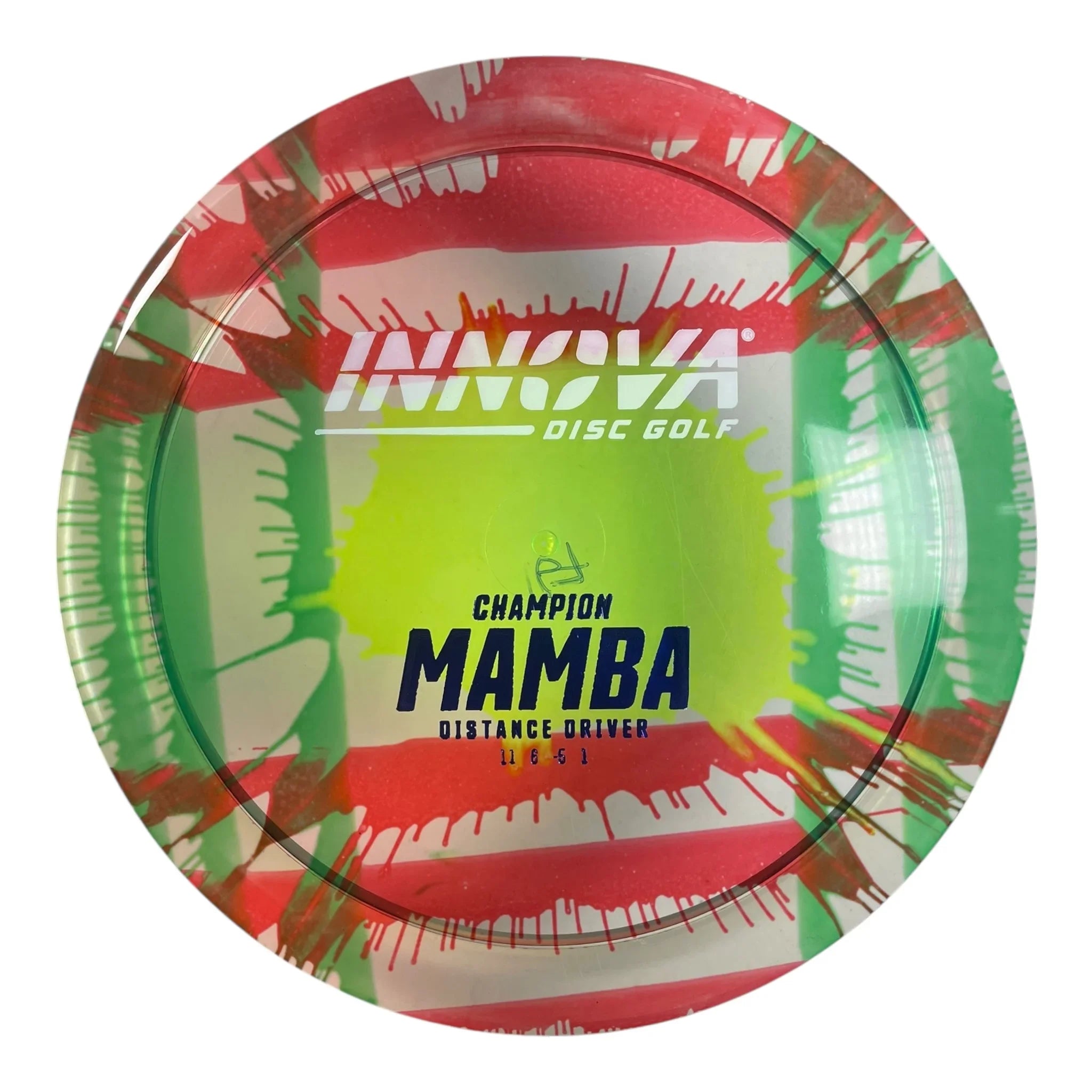 Innova Champion Discs Mamba | Champion I-Dye | Green/Blue/White 167g Disc Golf