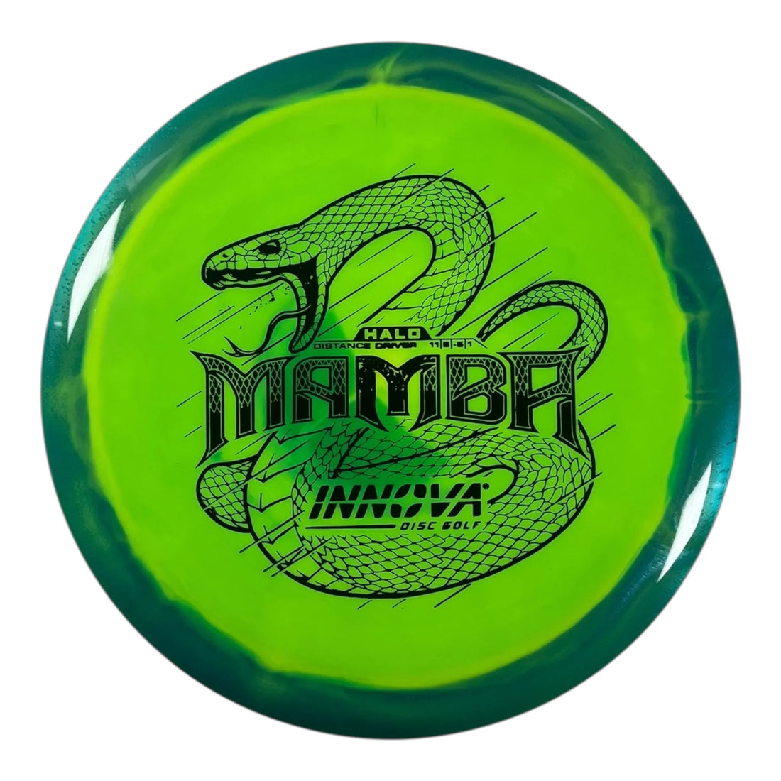 Innova Champion Discs Mamba | Halo Star | Yellow/Green/Black 173g Disc Golf