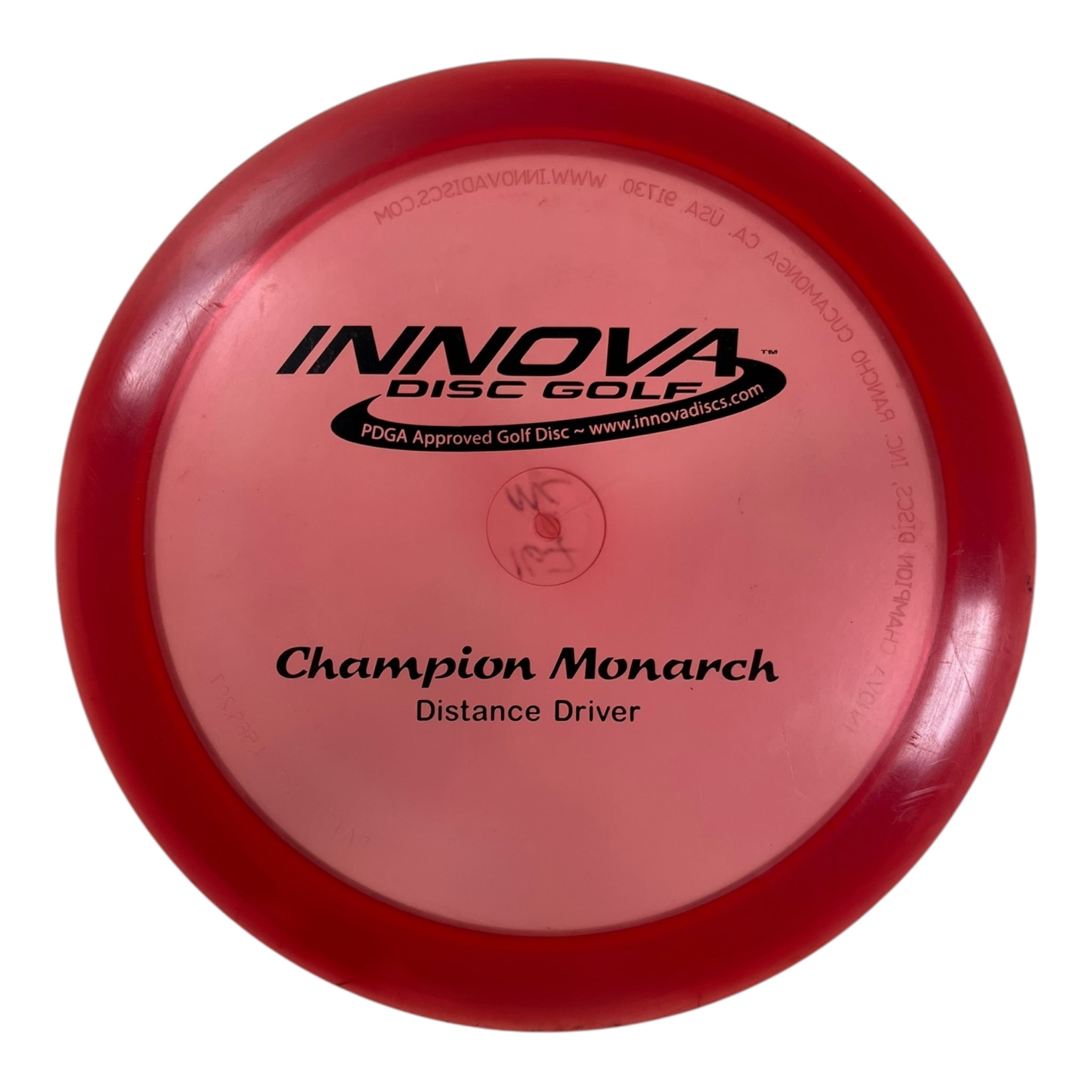 Innova Champion Discs Monarch - Used Good | Champion | Red/Black 167g (PFN) Disc Golf