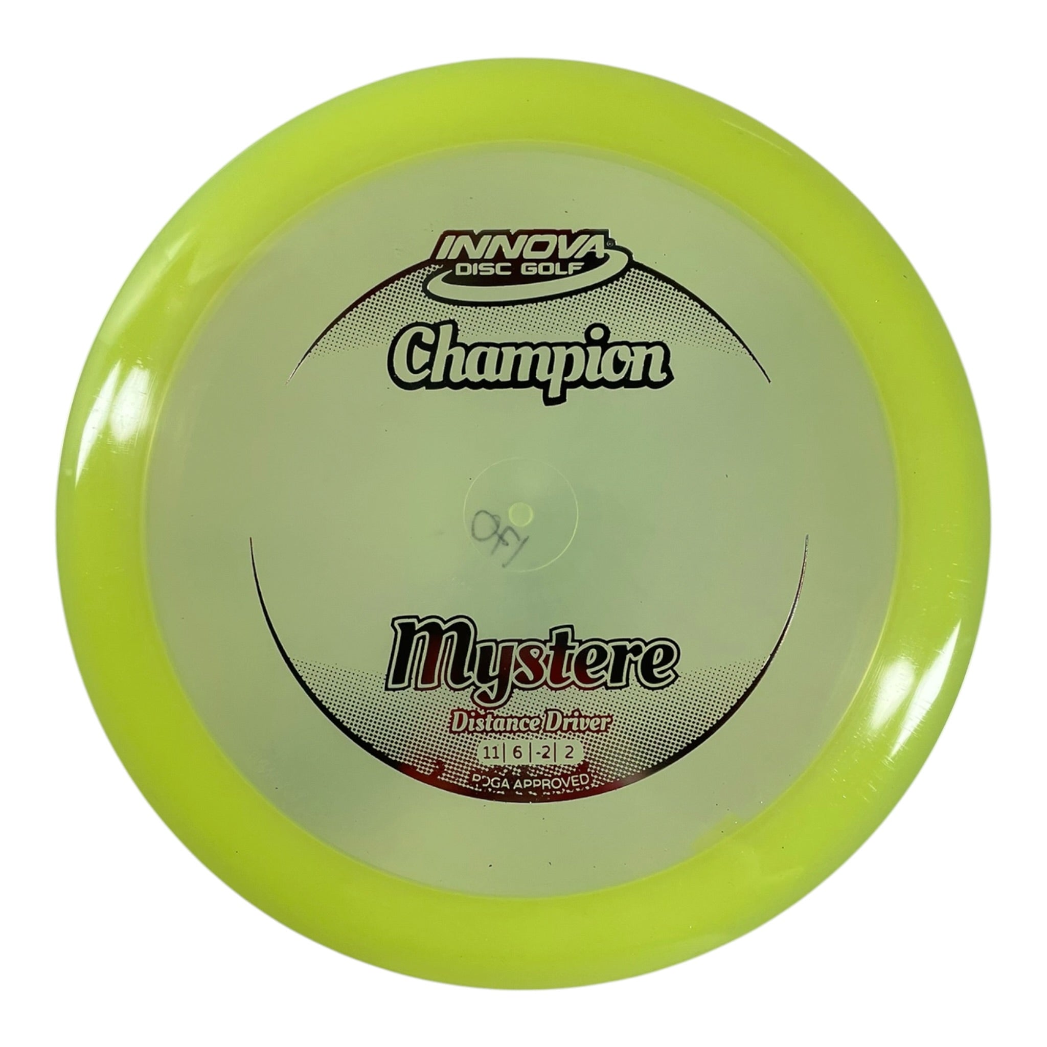 Innova Champion Discs Mystere | Champion | Yellow/Bronze 170g Disc Golf