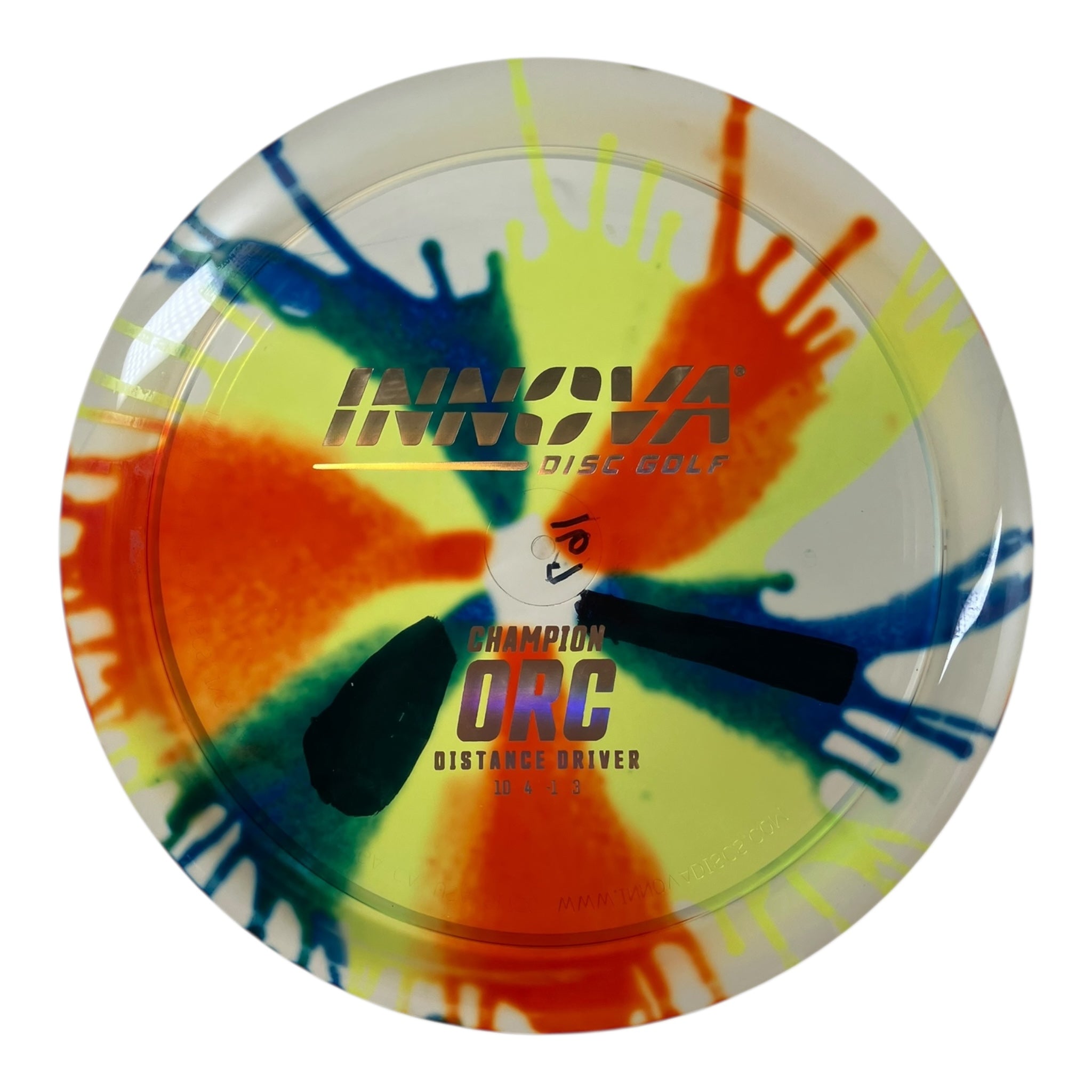 Innova Champion Discs Orc - Used Like New | Champion I-Dye | Red/Geed/Gold 167g Disc Golf