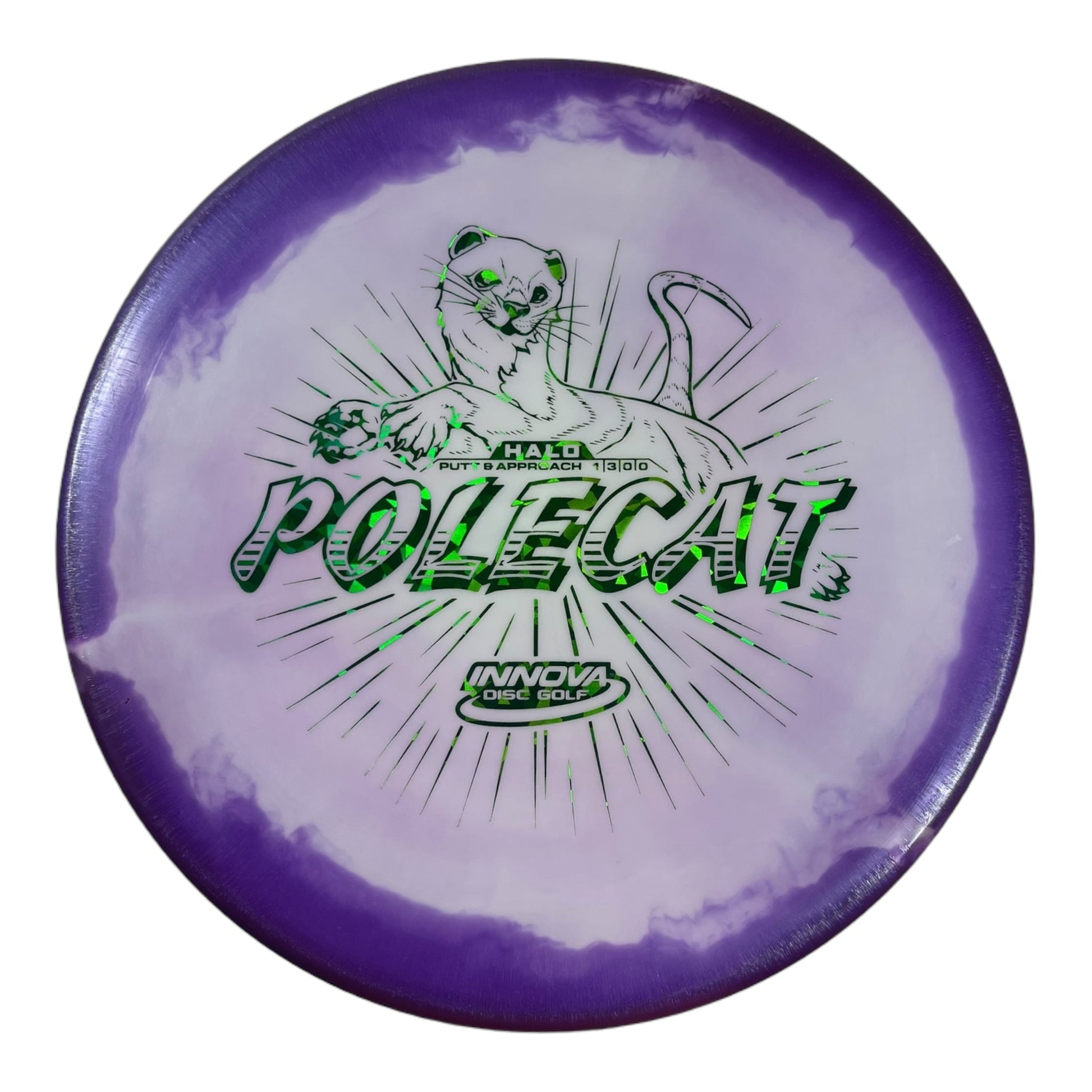 Innova Champion Discs Polecat | Halo | Purple/Green 173g Disc Golf