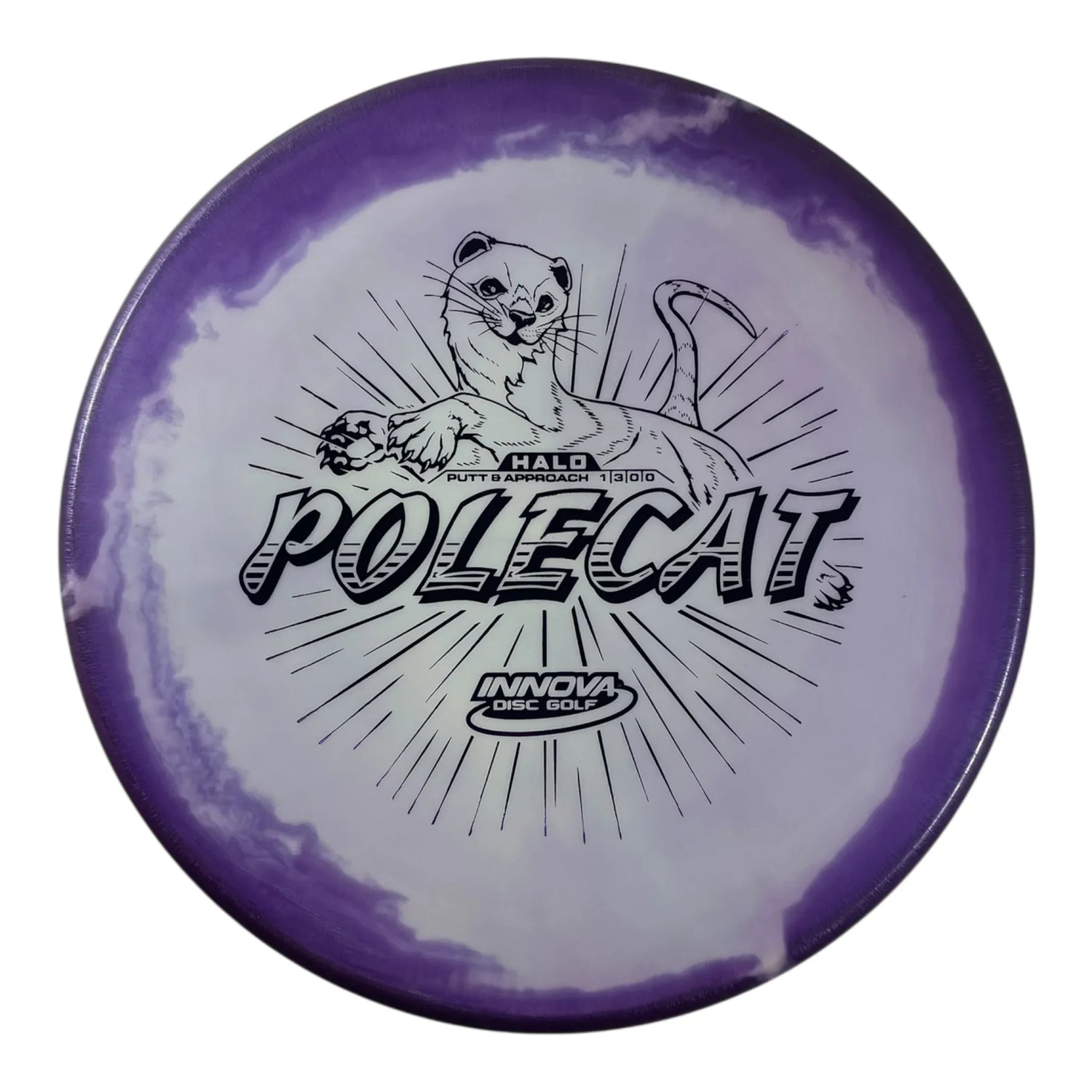 Innova Champion Discs Polecat | Halo Star | Purple/Purple 174g Disc Golf