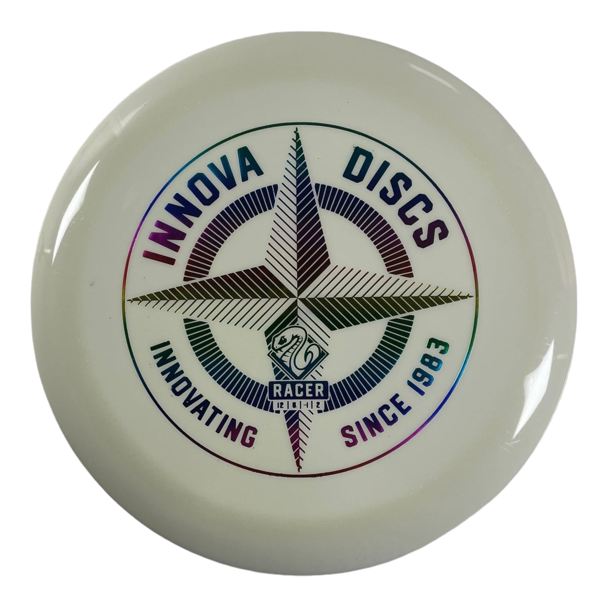 Innova Champion Discs Racer | Star | White/Rainbow 171 - 172g (First Run) Disc Golf