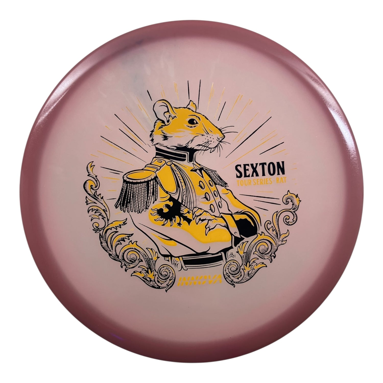 Innova Champion Discs Rat | Proto Glow Champion | Pink/Gold 173g (Nate Sexton Takeover) Disc Golf