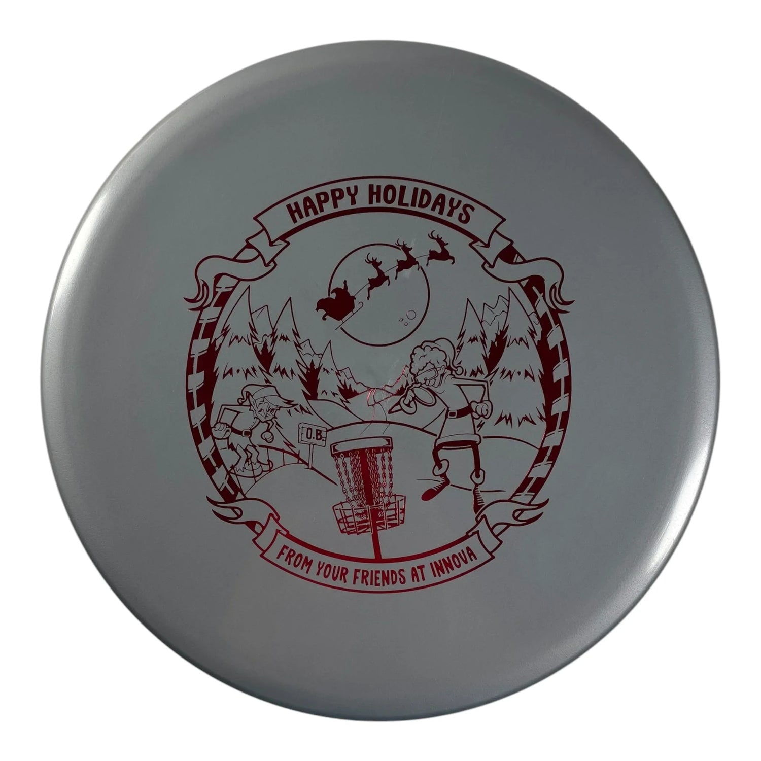 Innova Champion Discs Rat | Star | Grey/Red 175g (2020 Christmas) Disc Golf