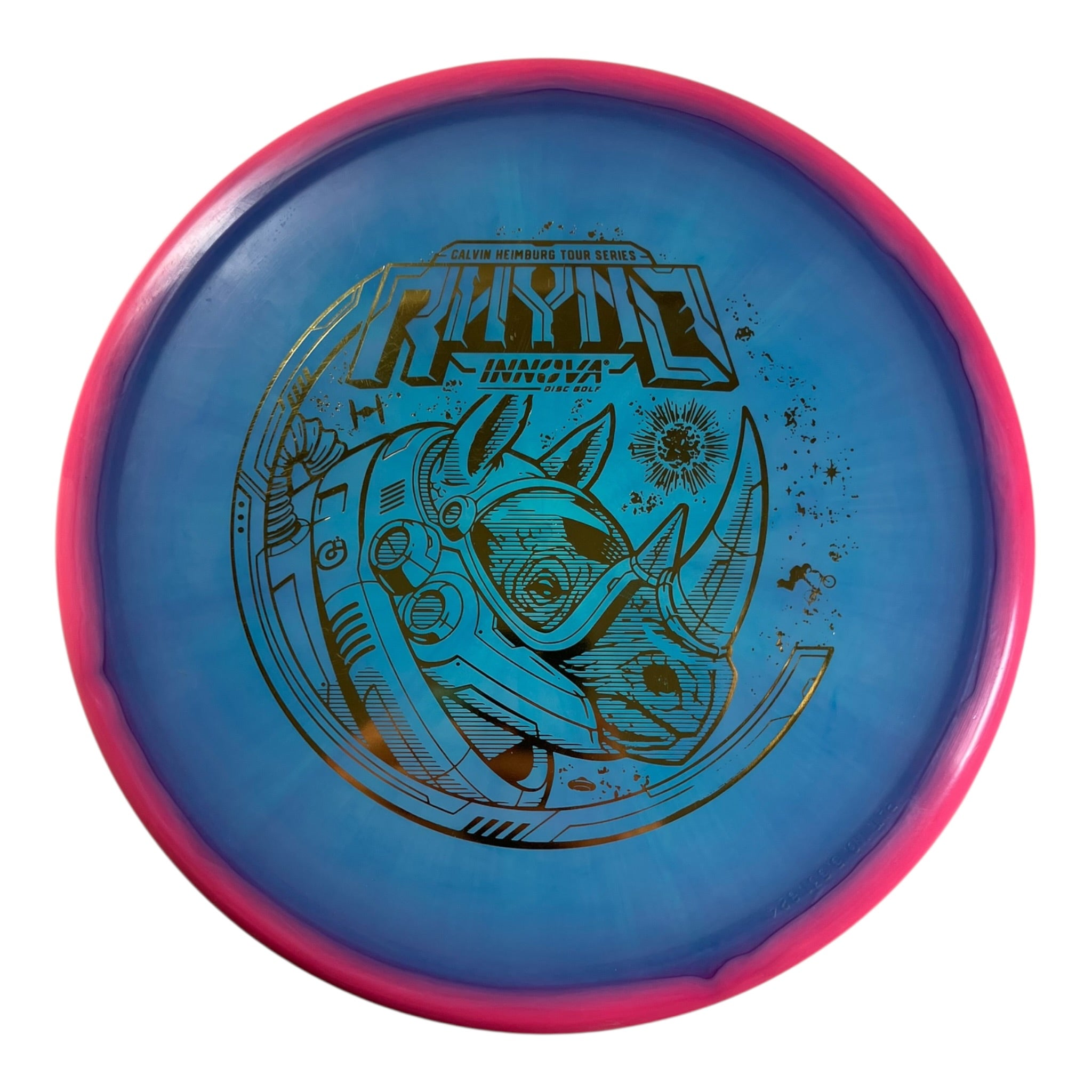 Innova Champion Discs Rhyno - Used Like New | Halo Champion | Blue/Gold 173g (Calvin Heimburg Tour Series) Disc Golf
