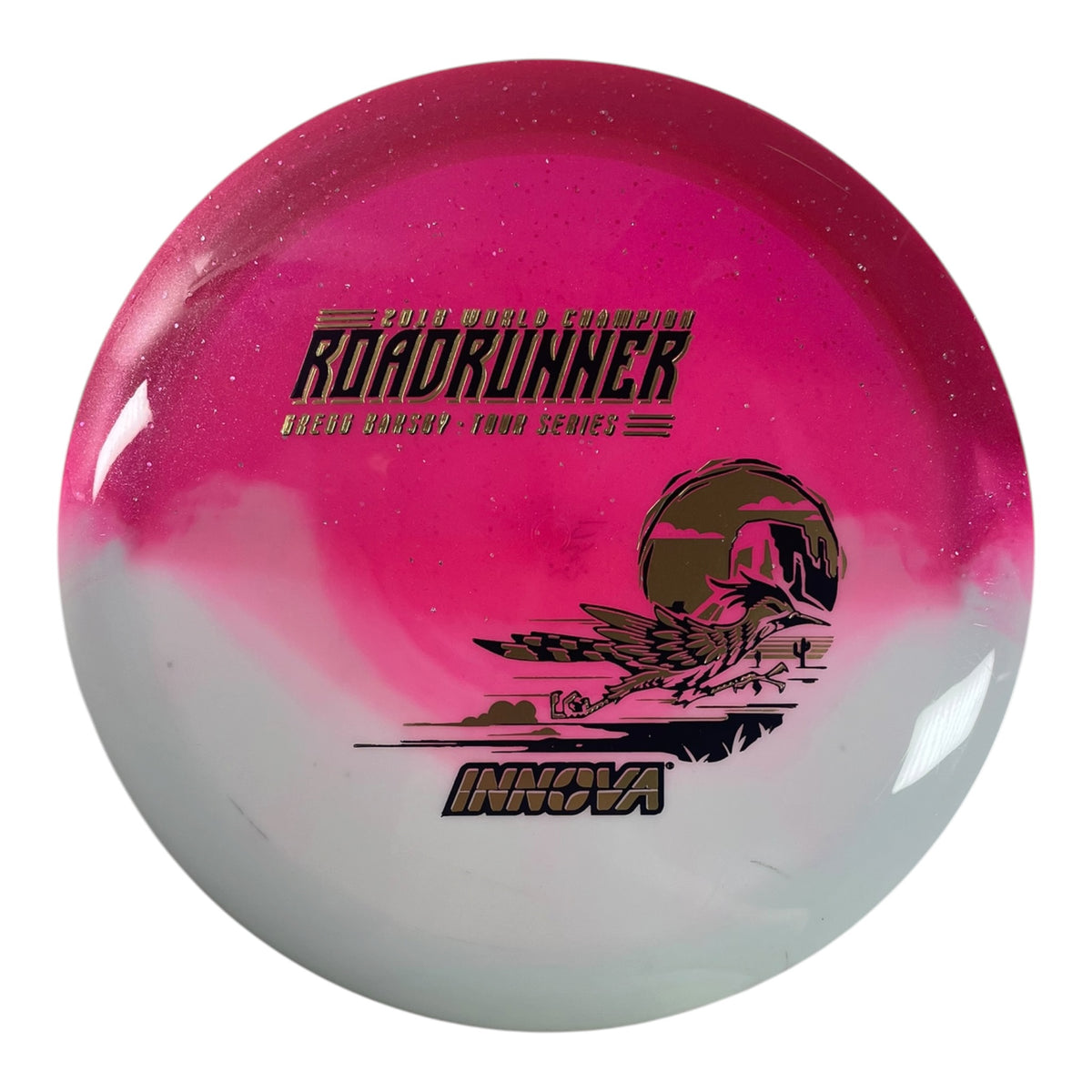 Innova Champion Discs Roadrunner | Duo | Pink/Gold 175g (Gregg Barsby) Disc Golf