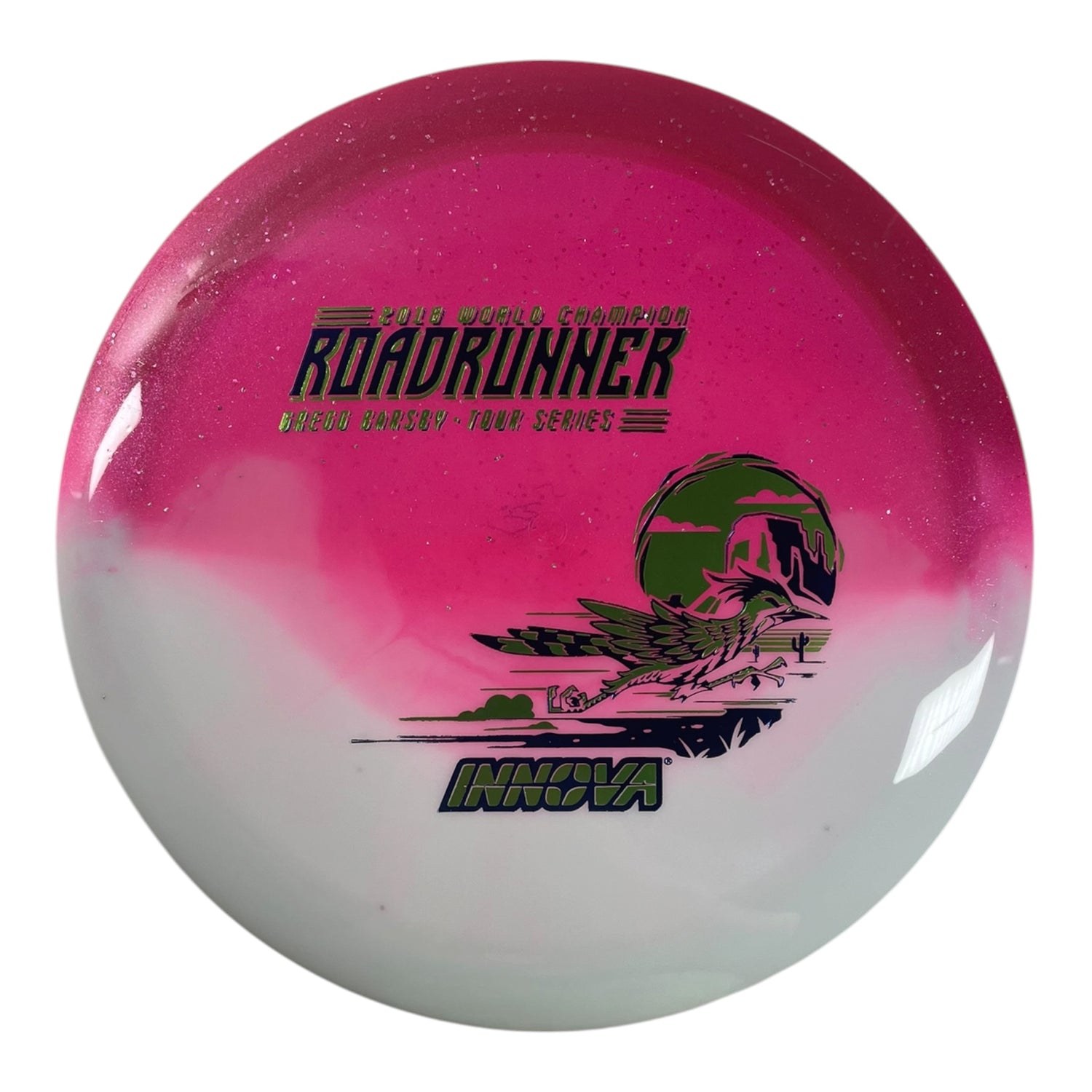 Innova Champion Discs Roadrunner | Duo | Pink/Green 175g (Gregg Barsby) Disc Golf