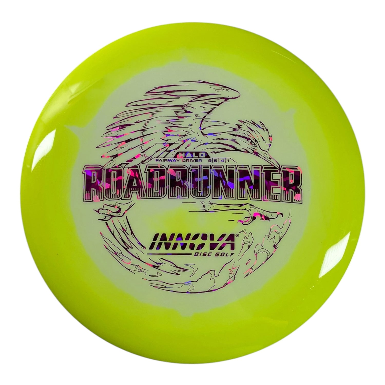 Innova Champion Discs Roadrunner | Halo Star | Yellow/Pink Holo 165g Disc Golf