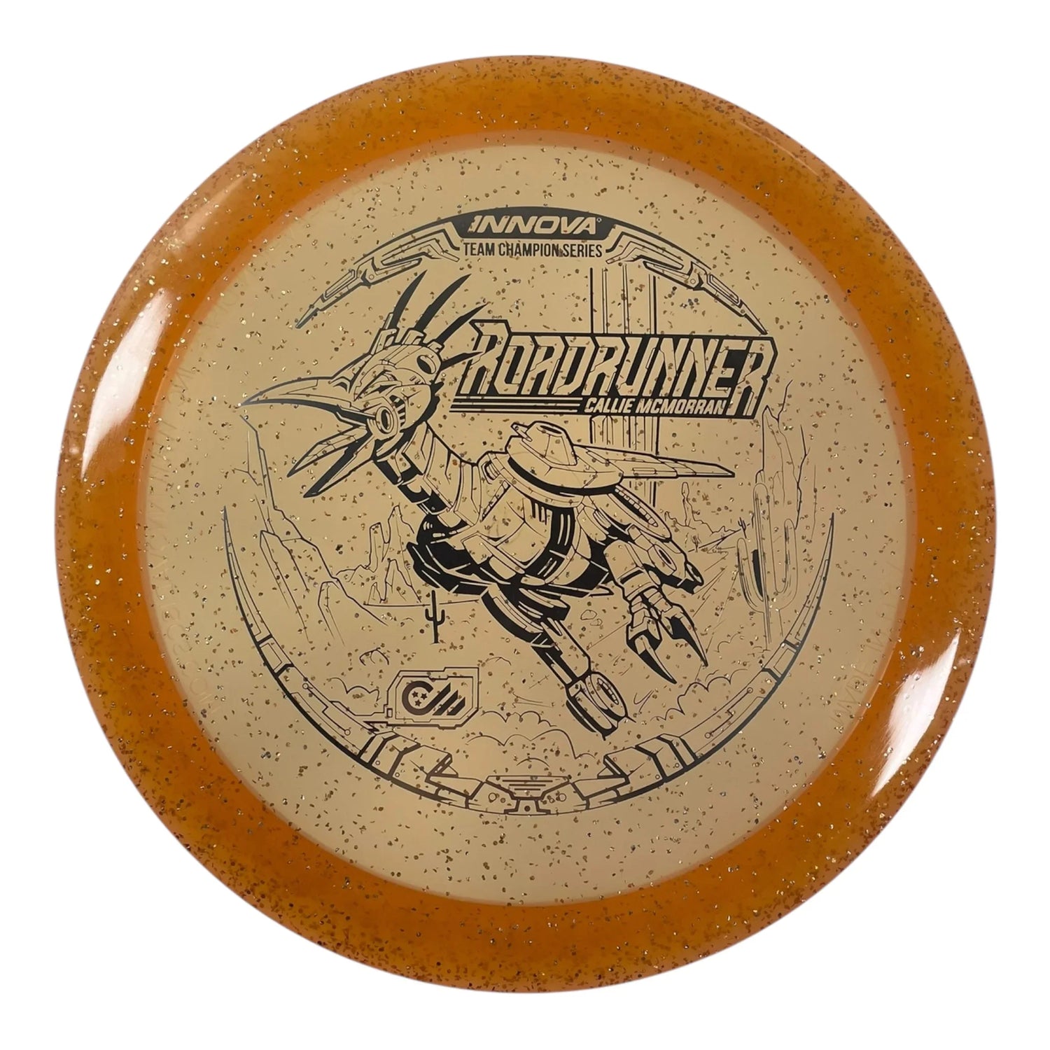 Innova Champion Discs Roadrunner | Metal Flake Champion | Orange/Silver 174g (2022 Callie McMorran) Disc Golf