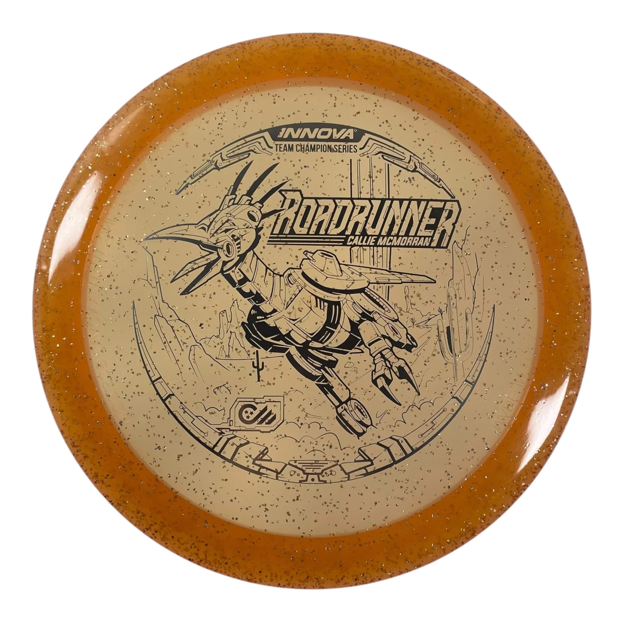 Innova Champion Discs Roadrunner | Metal Flake Champion | Orange/Silver 174g (2022 Callie McMorran) Disc Golf