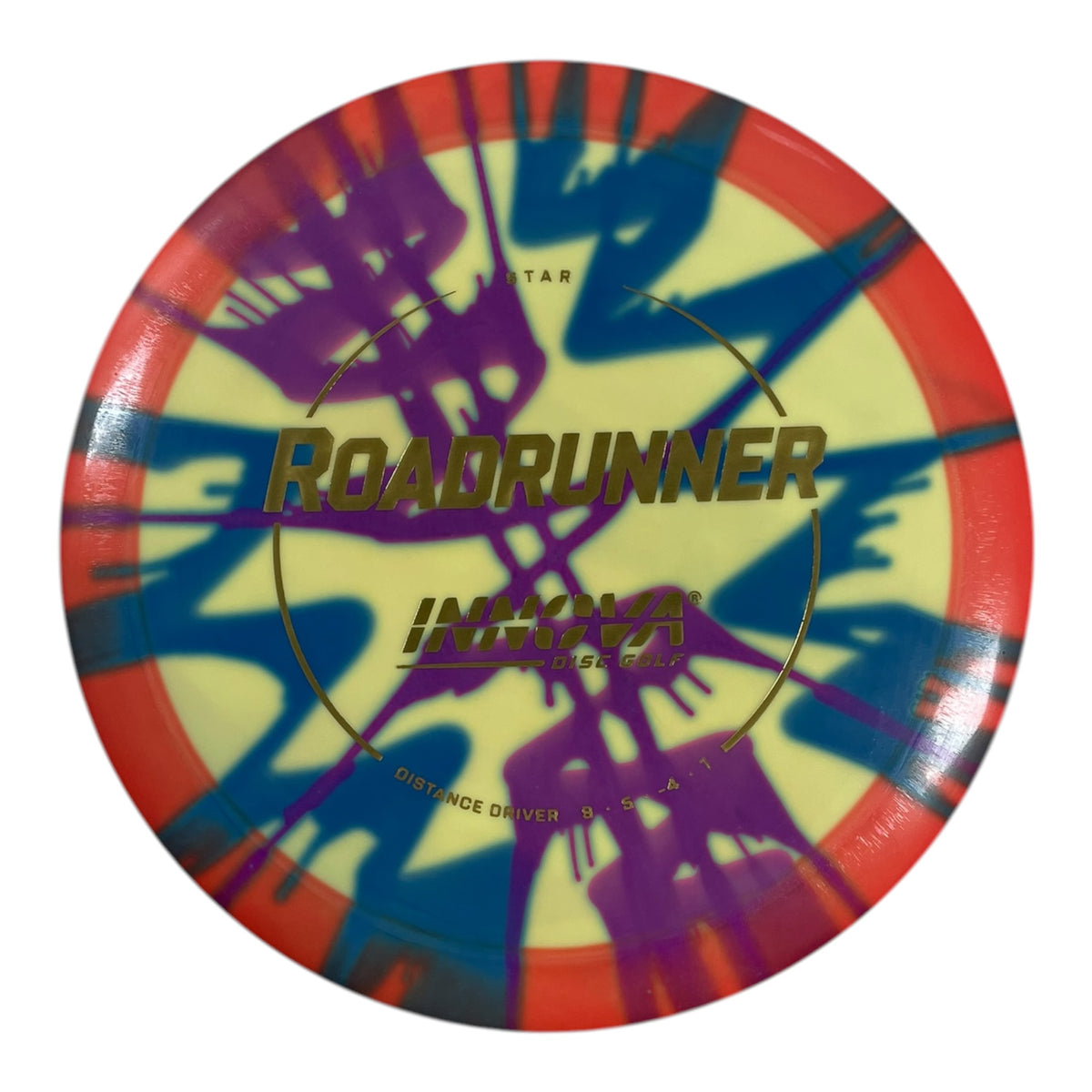 Innova Champion Discs Roadrunner | Star I-Dye | Purple/Gold 170g Disc Golf