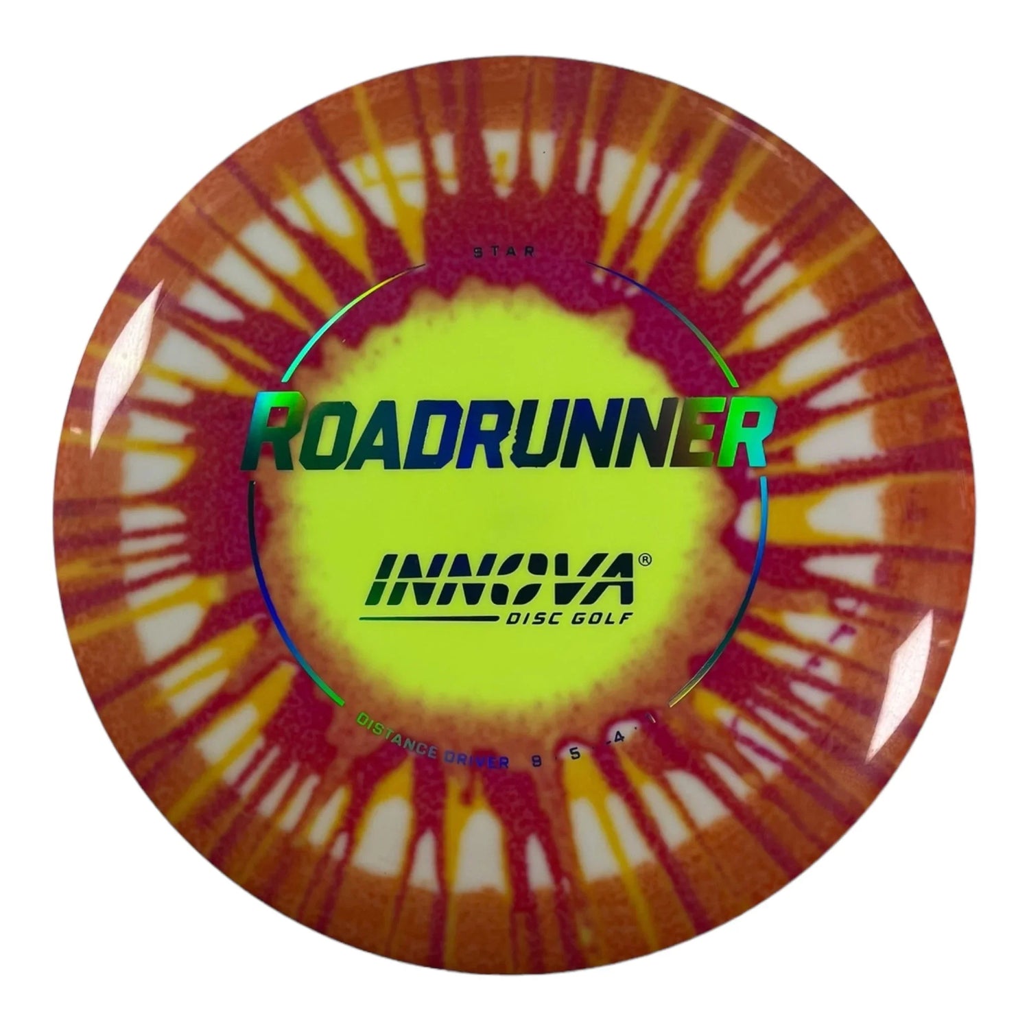 Innova Champion Discs Roadrunner | Star I - Dye | Yellow/Green Holo 175g Disc Golf