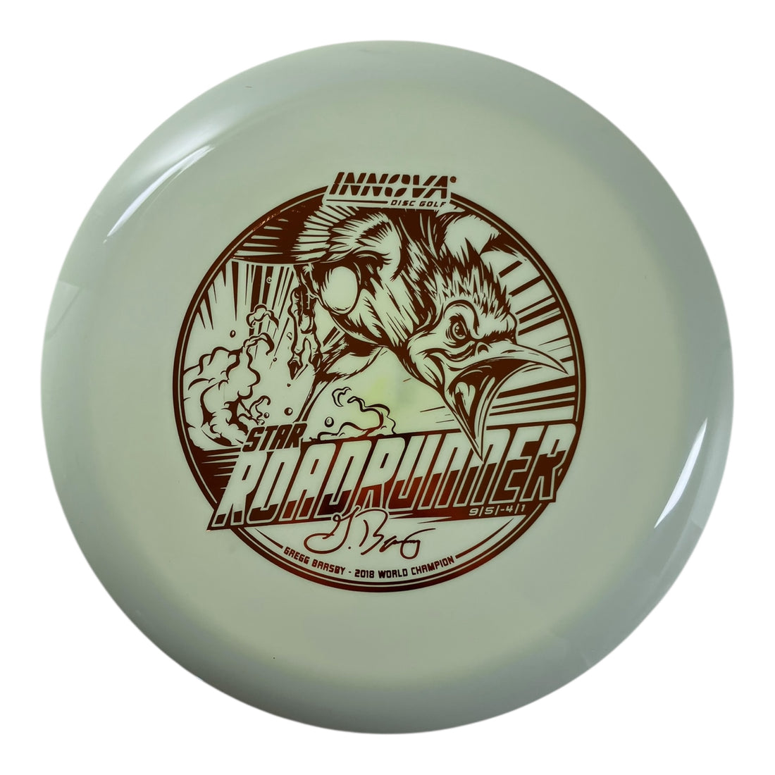 Innova Champion Discs Roadrunner | Star | White/Bronze 175g (Gregg Barsby) Disc Golf