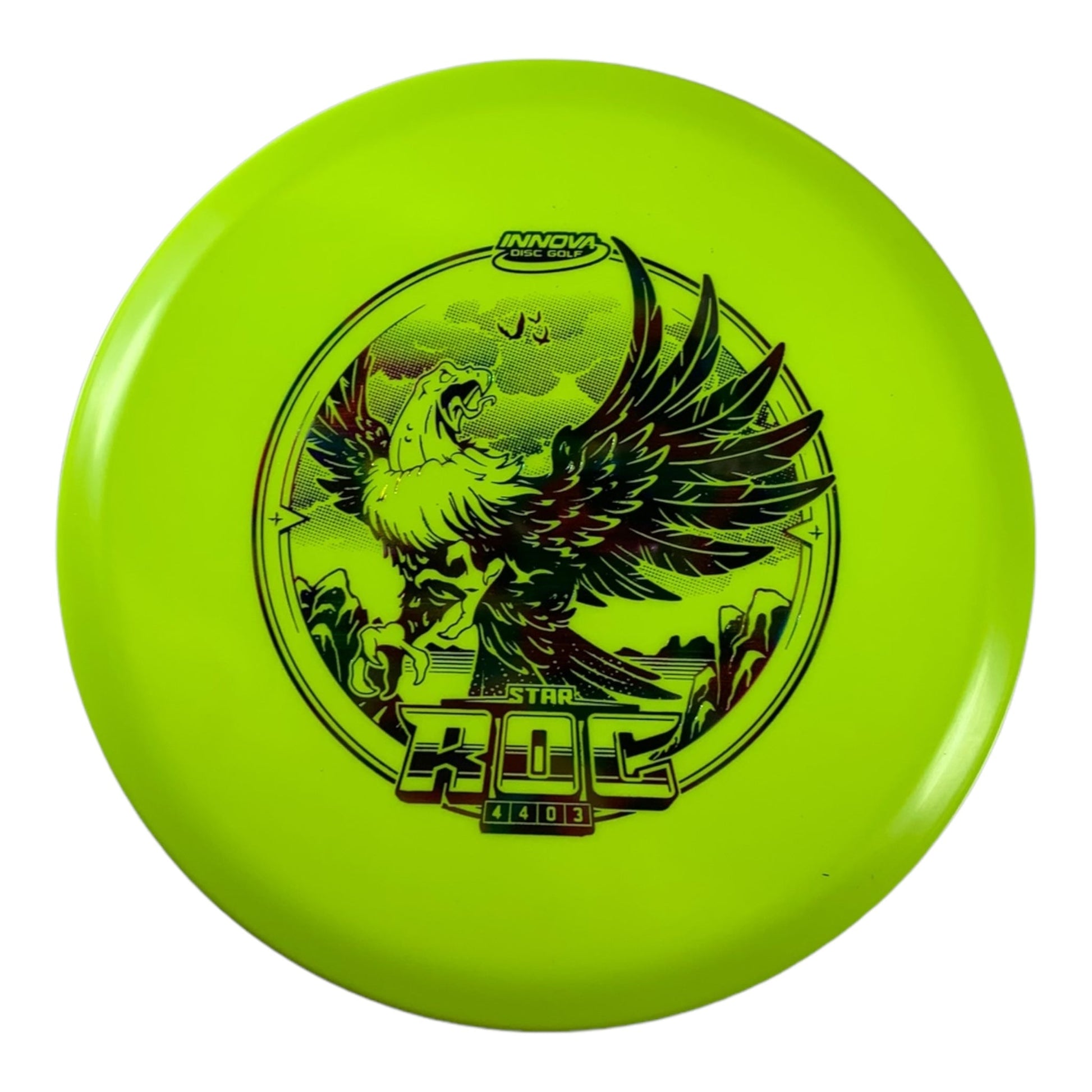 Innova Champion Discs Roc | Star | Green/Rainbow 177g Disc Golf