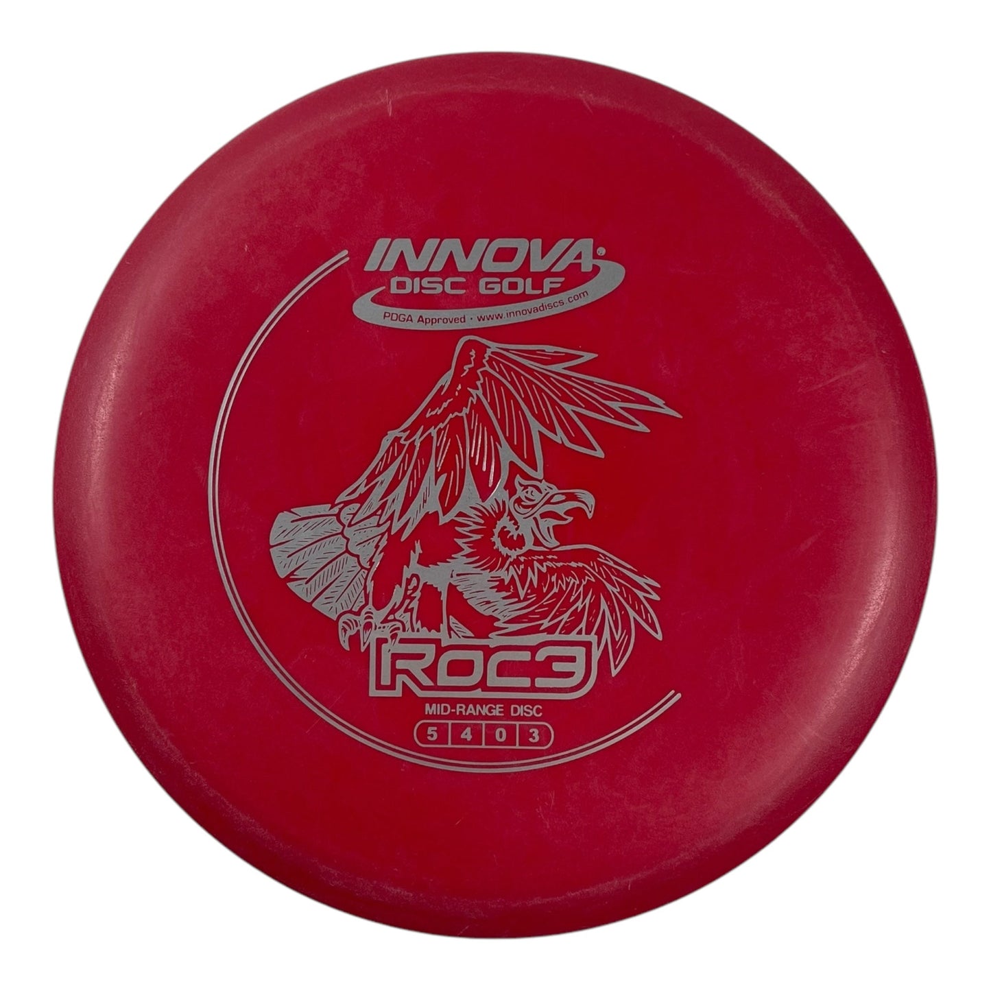 Innova Champion Discs Roc3 | DX | Red/Silver 180g Disc Golf