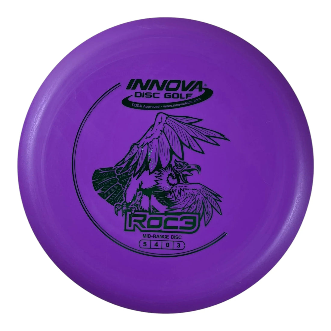 Innova Champion Discs Roc3 | DX | Purple/Green 167g Disc Golf