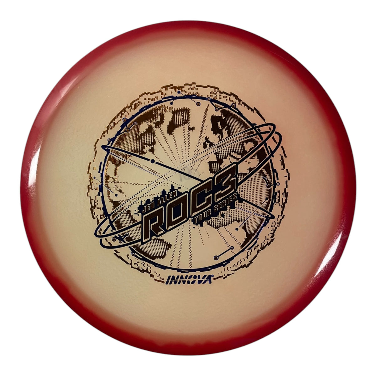 Innova Champion Discs Roc3 | Proto Glow Halo Champion | Red/Bronze 180g (Jen Allen) Disc Golf