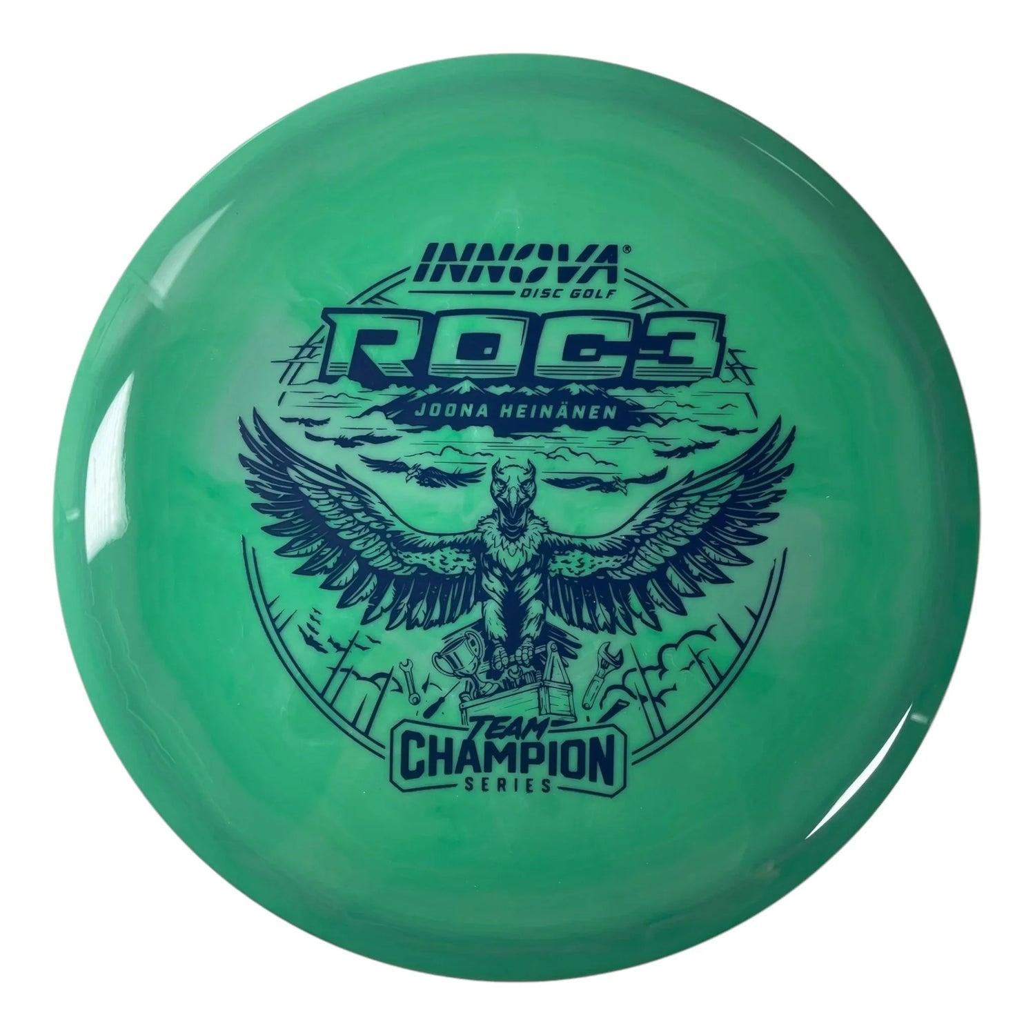 Innova Champion Discs Roc3 | Star | Green/Blue 180g (Joona Heinanen) Disc Golf