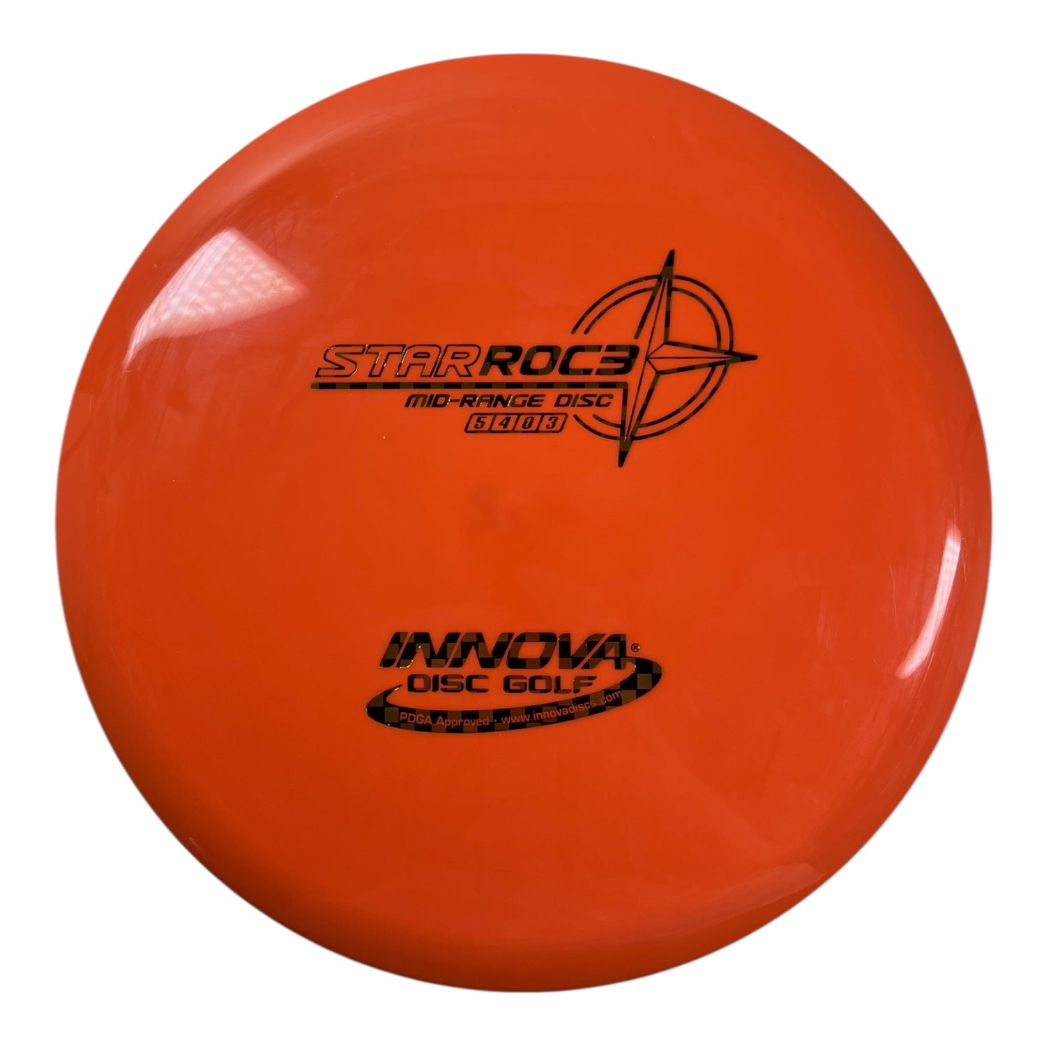 Innova Champion Discs Roc3 | Star | Orange/Checkers 173g Disc Golf