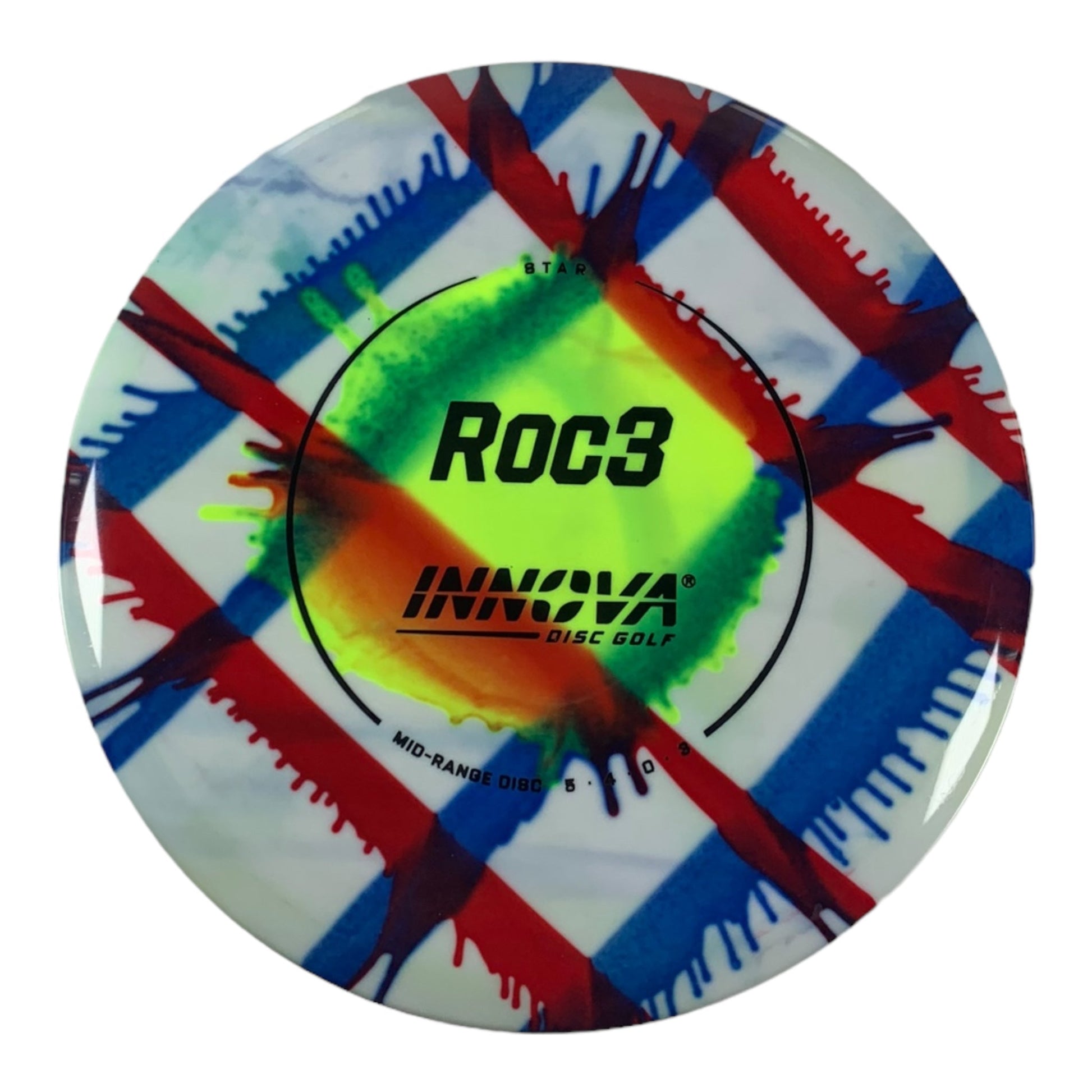 Innova Champion Discs Roc3 | Star I - Dye | Green/Black 173g Disc Golf