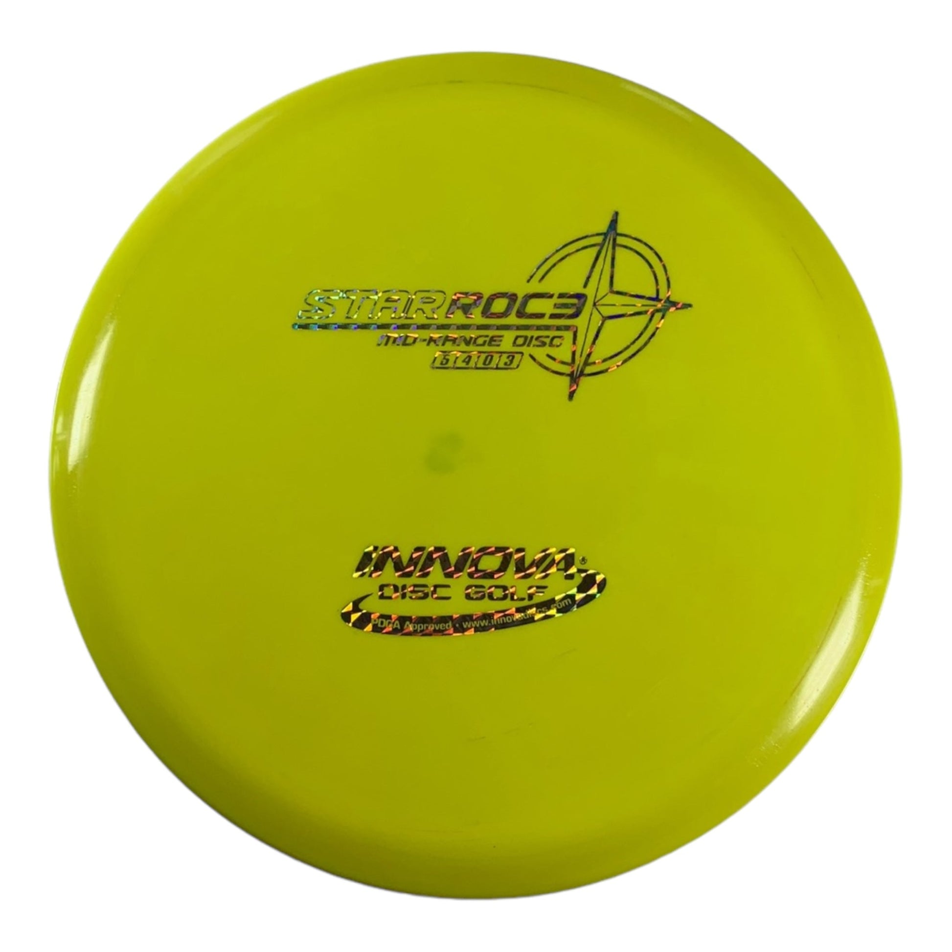 Innova Champion Discs Roc3 | Star | Yellow/Holo 169g Disc Golf