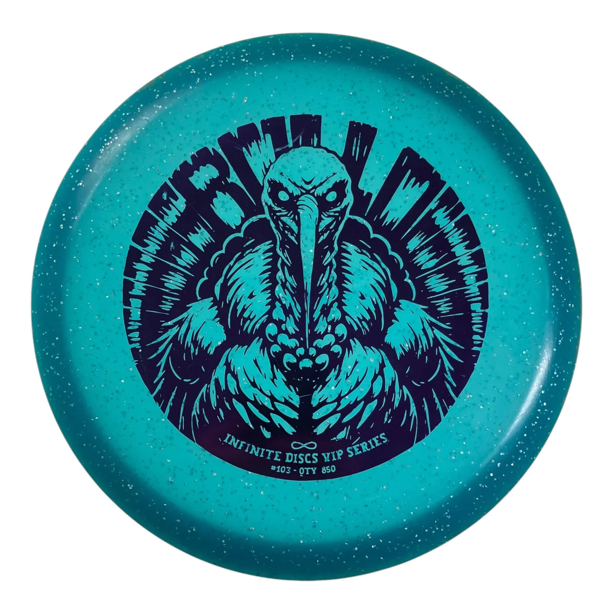 Innova Champion Discs Rollo - Used Fair | Metal Flake Glow | Blue/Purple 180g (Infinite VIP Series 1/850) Disc Golf