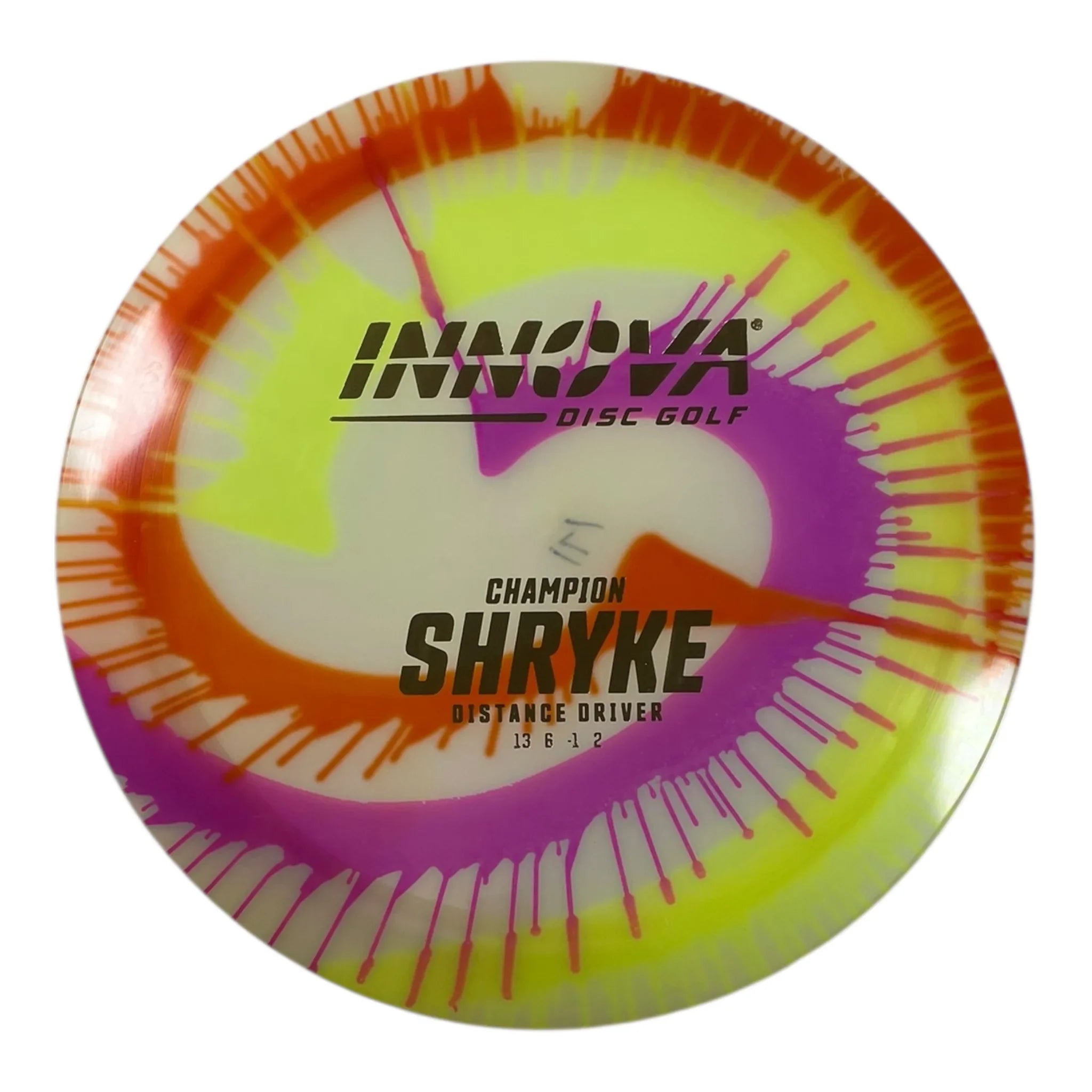 Innova Champion Discs Shryke | Champion I-Dye | Yellow/Gold 171g Disc Golf