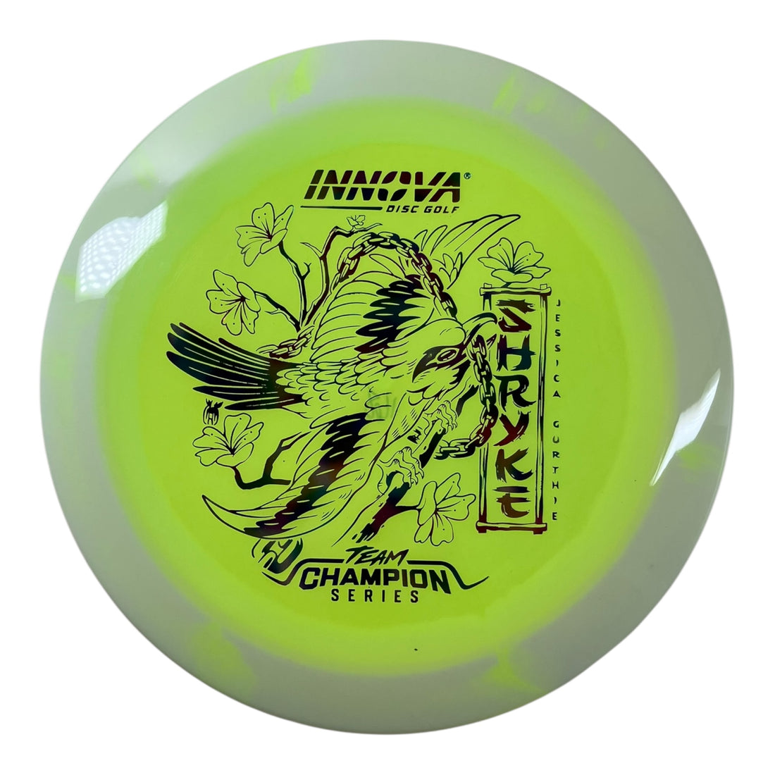 Innova Champion Discs Shryke | Halo Champion | Yellow/Multi 168g (Jessica Gurthie) Disc Golf