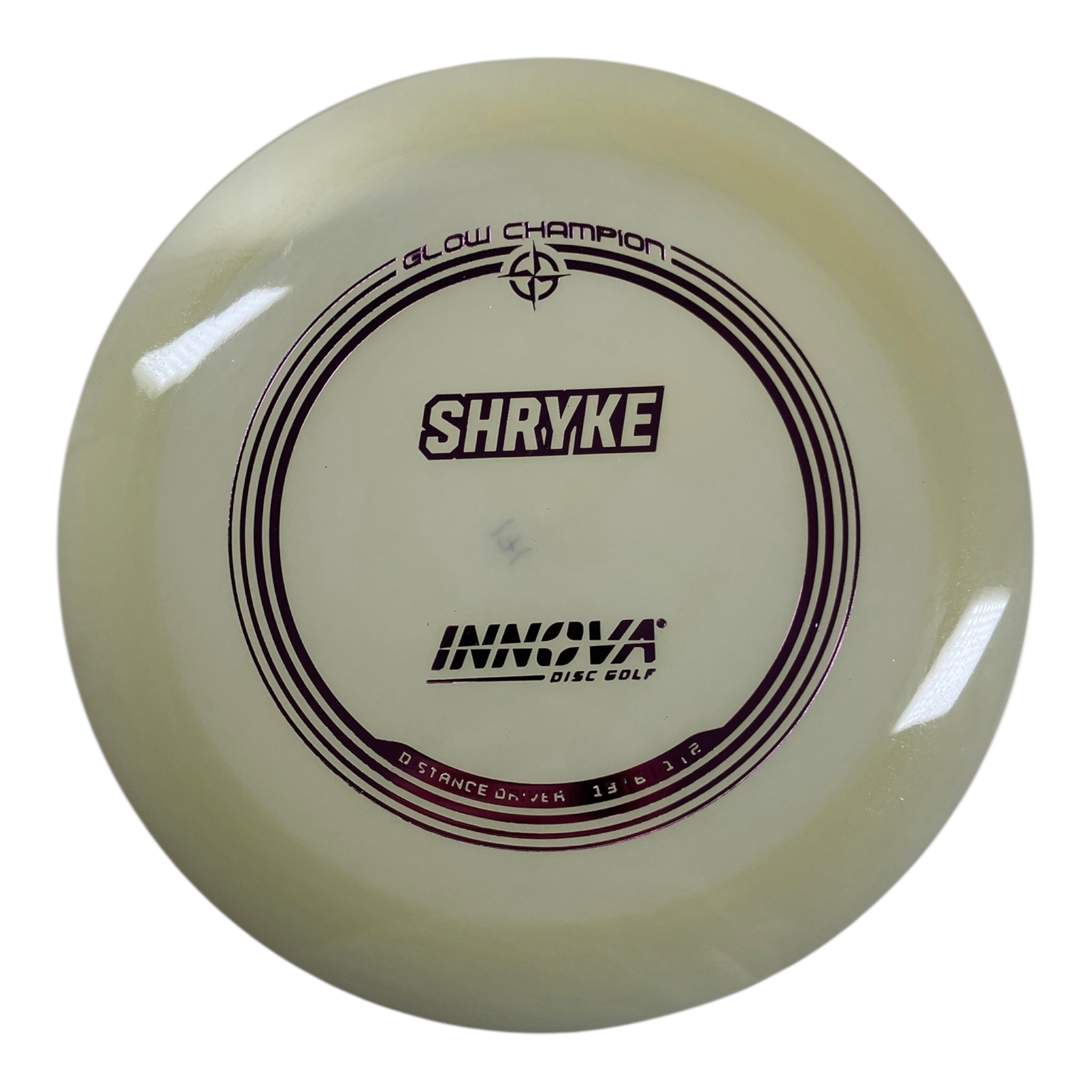 Innova Champion Discs Shryke | Proto Glow Champion | Glow/Light Pink 171g Disc Golf