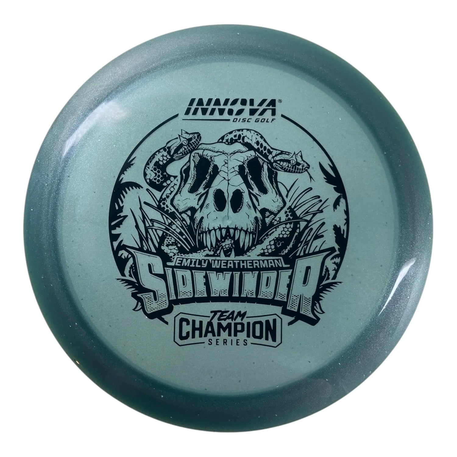 Innova Champion Discs Sidewinder | Moondust Champion | Blue/Black 170g (Emily Weatherman) Disc Golf