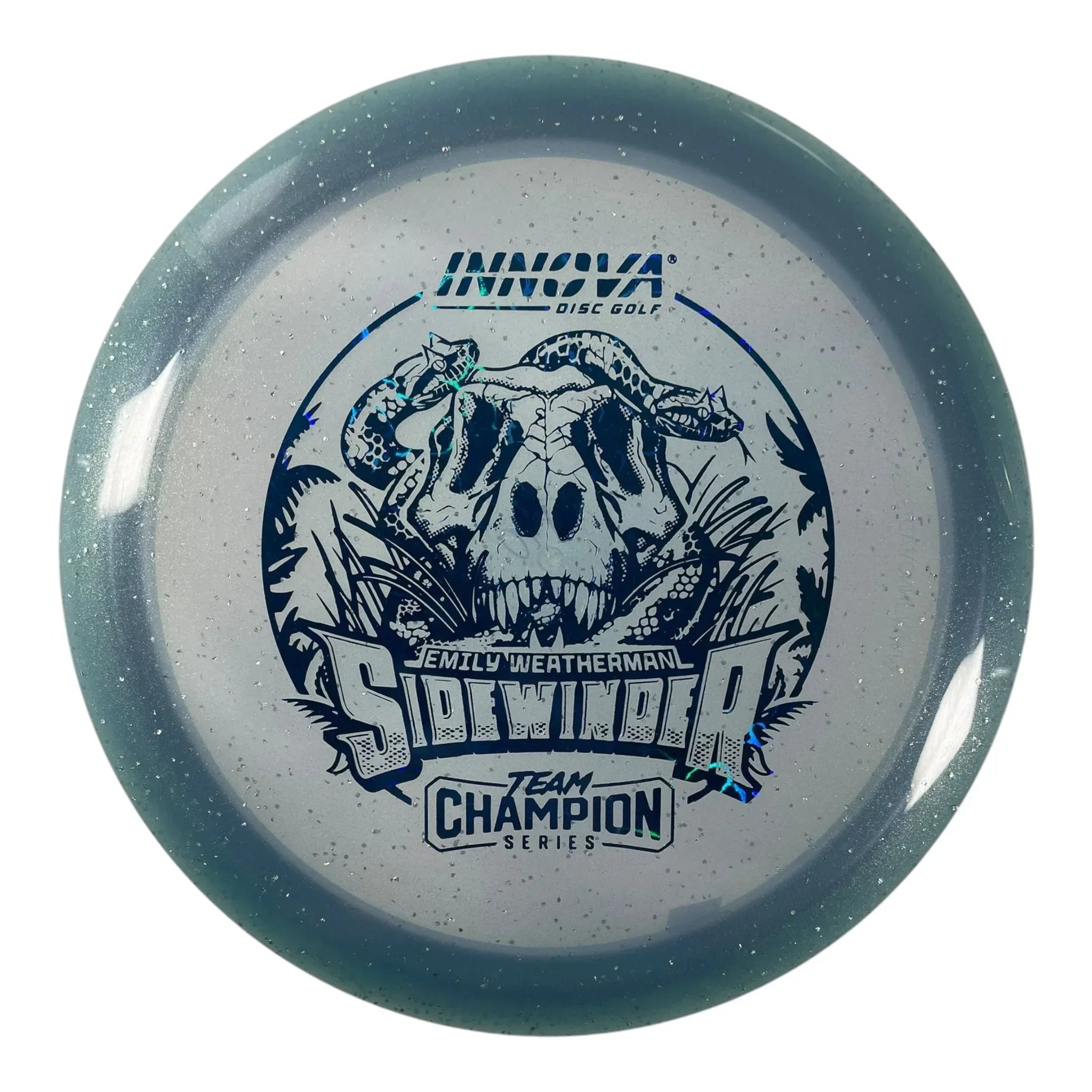 Innova Champion Discs Sidewinder | Moondust Champion | Blue/Blue Holo 171g (Emily Weatherman) Disc Golf