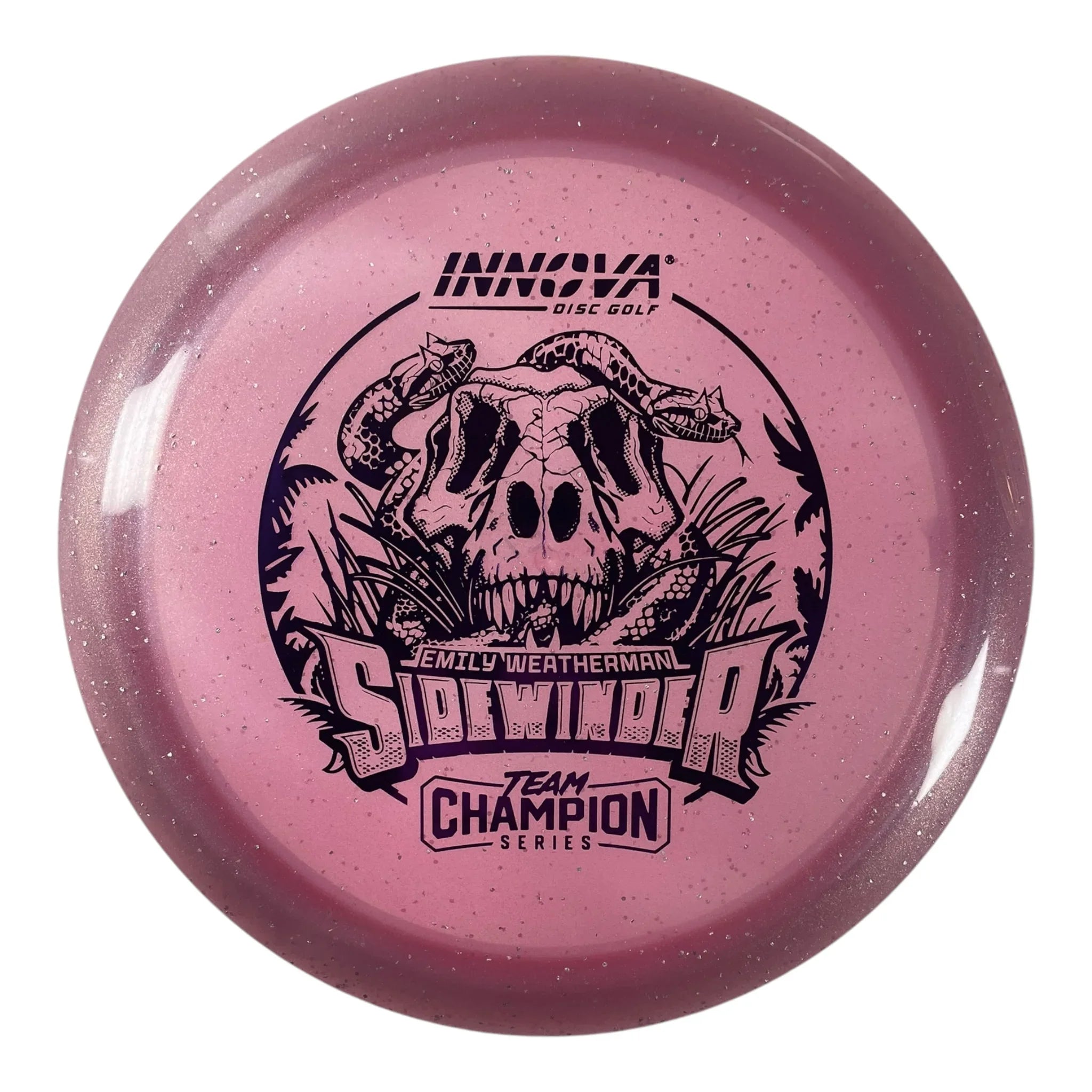 Innova Champion Discs Sidewinder | Moondust Champion | Pink/Purple 171g (Emily Weatherman) Disc Golf