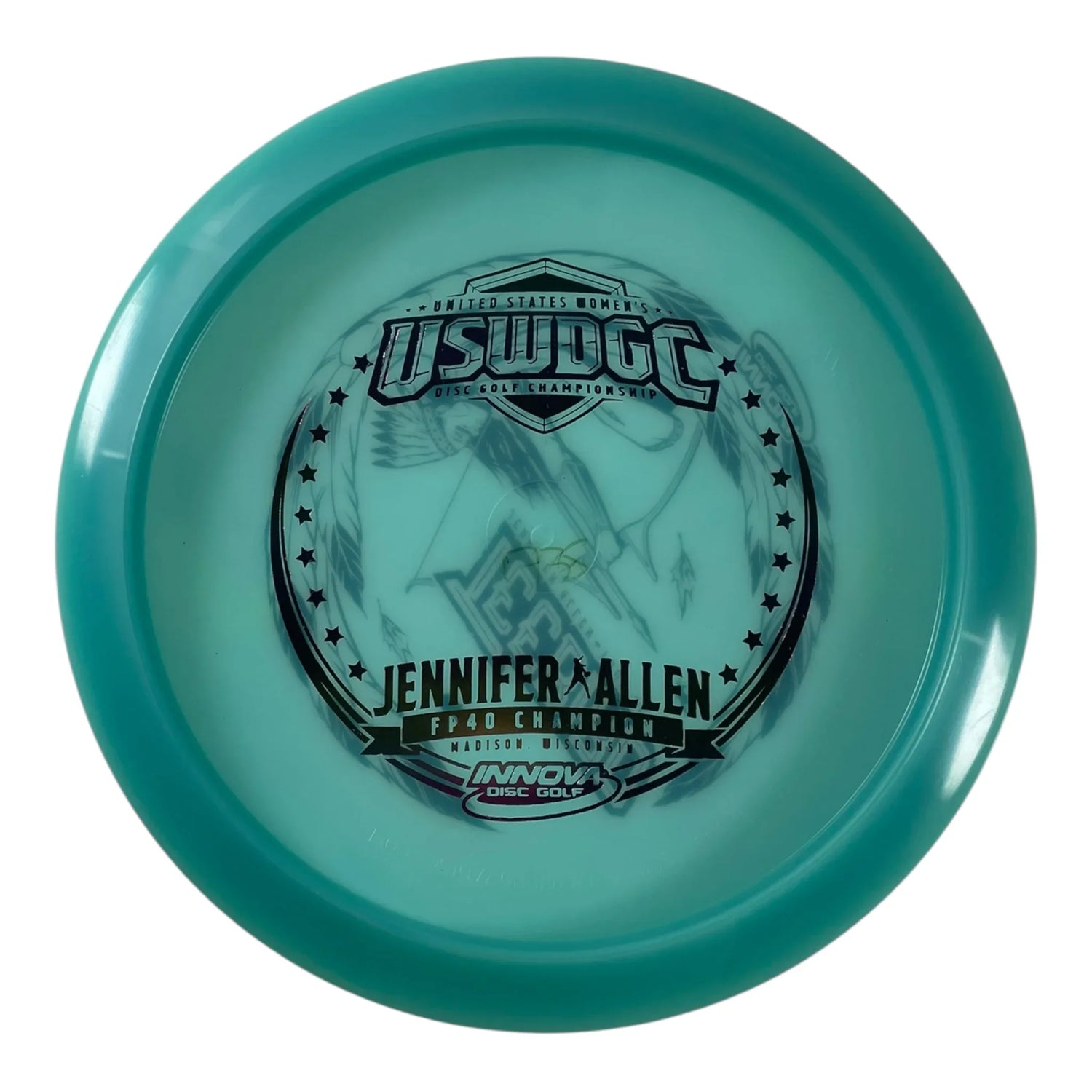 Innova Champion Discs Teebird | Champion Color Glow | Blue/Black 174g (Jennifer Allen USWDGC) Disc Golf