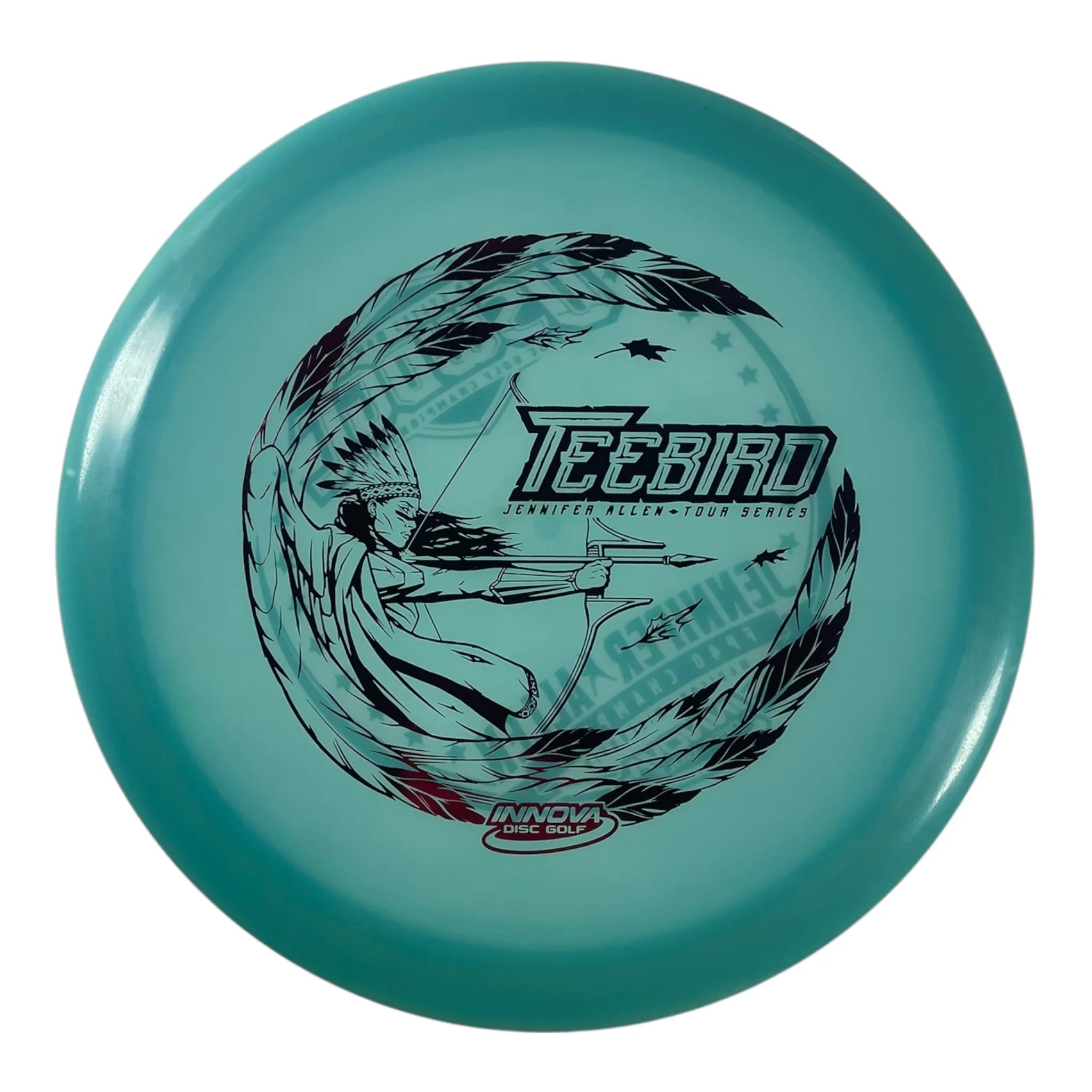 Innova Champion Discs Teebird | Champion Color Glow | Blue/Pink 173g (Jennifer Allen USWDGC) Disc Golf