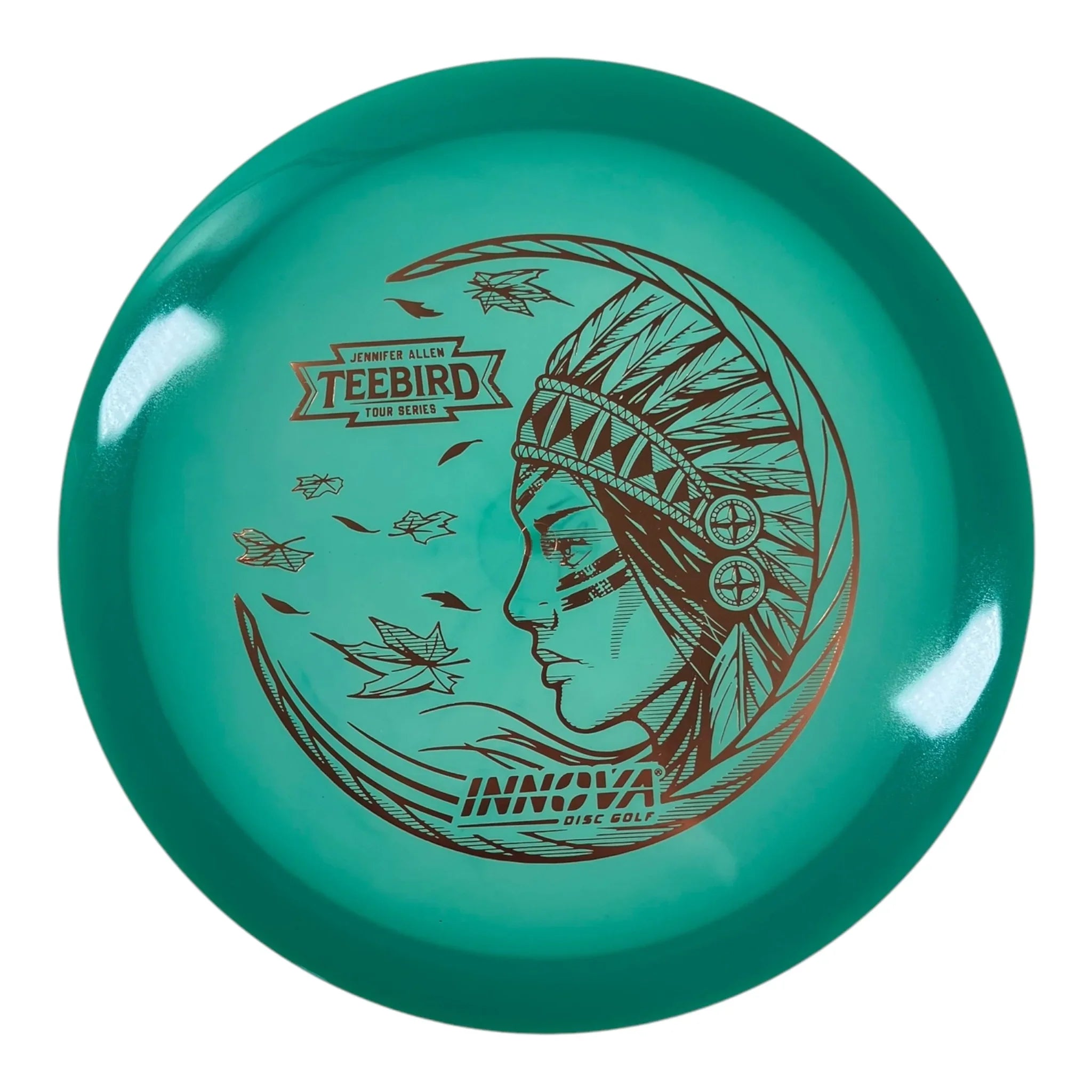 Innova Champion Discs Teebird | Proto Glow Champion | Green/Gold 173g (Jennifer Allen) Disc Golf