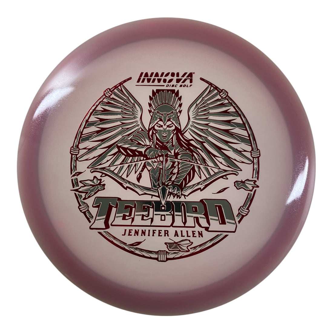 Innova Champion Discs Teebird | Proto Glow Champion | Purple/Gold 173g (Jennifer Allen) Disc Golf