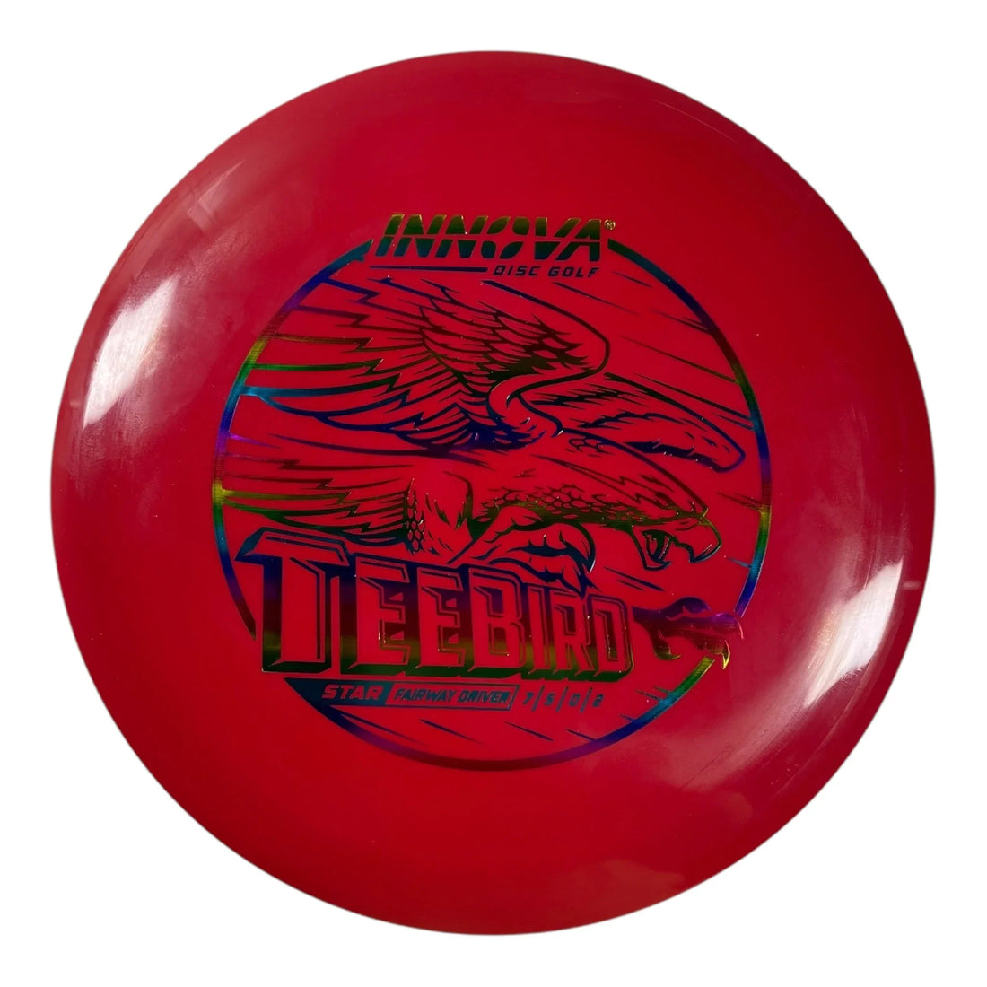 Innova Champion Discs Teebird | Star | Red/Rainbow 167g Disc Golf
