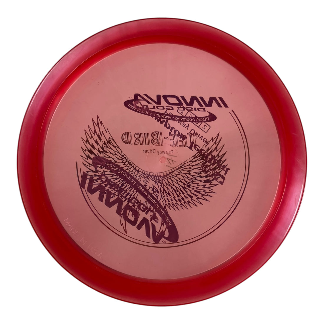 Innova Champion Discs Teebird - Used Like New | Champion | Red/Rainbow 171g (Misprint PFN) Disc Golf